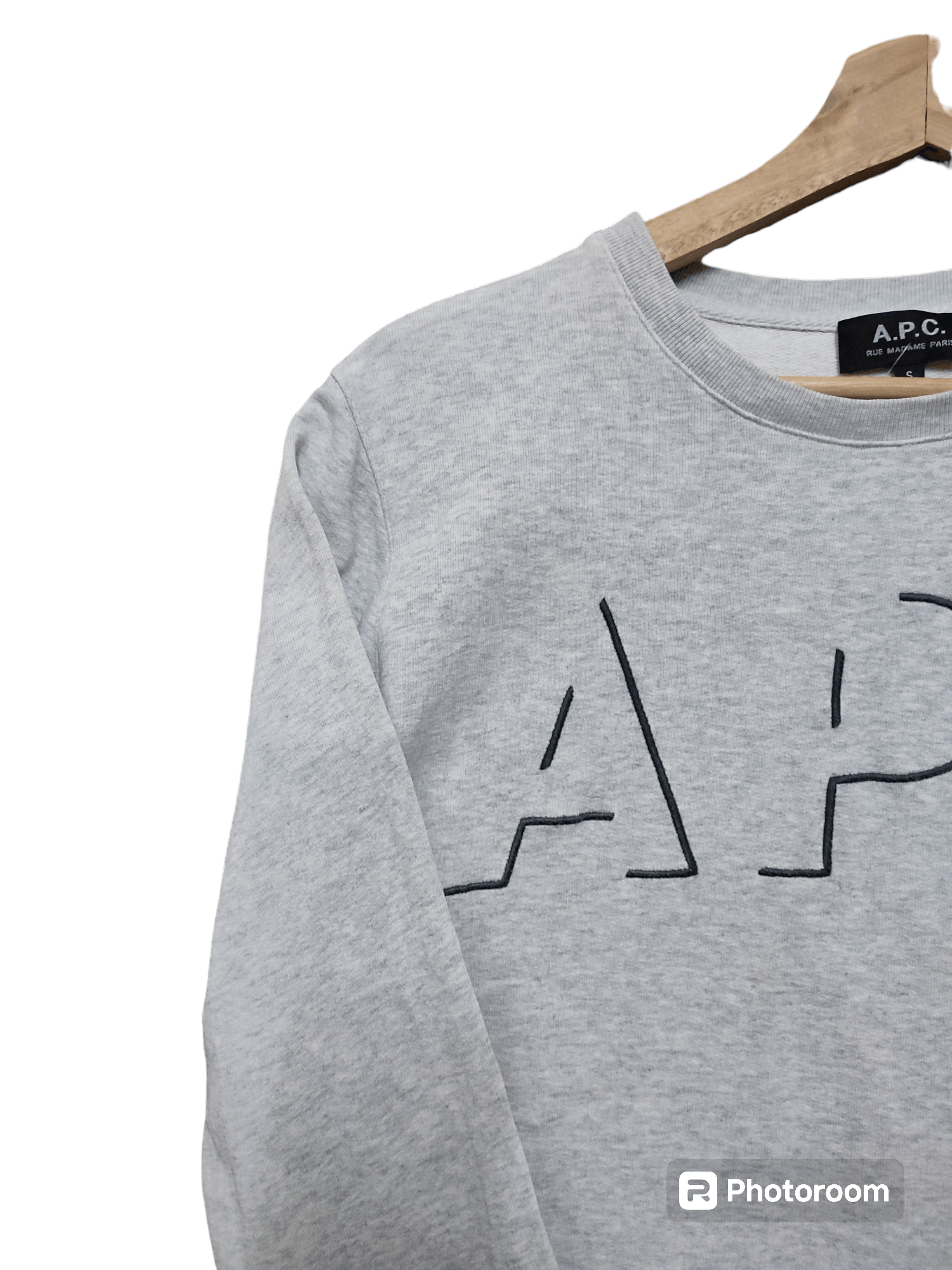 A.P.C. 💥Nice Design💥 A.P.C. Spell Out Embroidery Sweatshirt Size US S / EU 44-46 / 1 - 4 Thumbnail