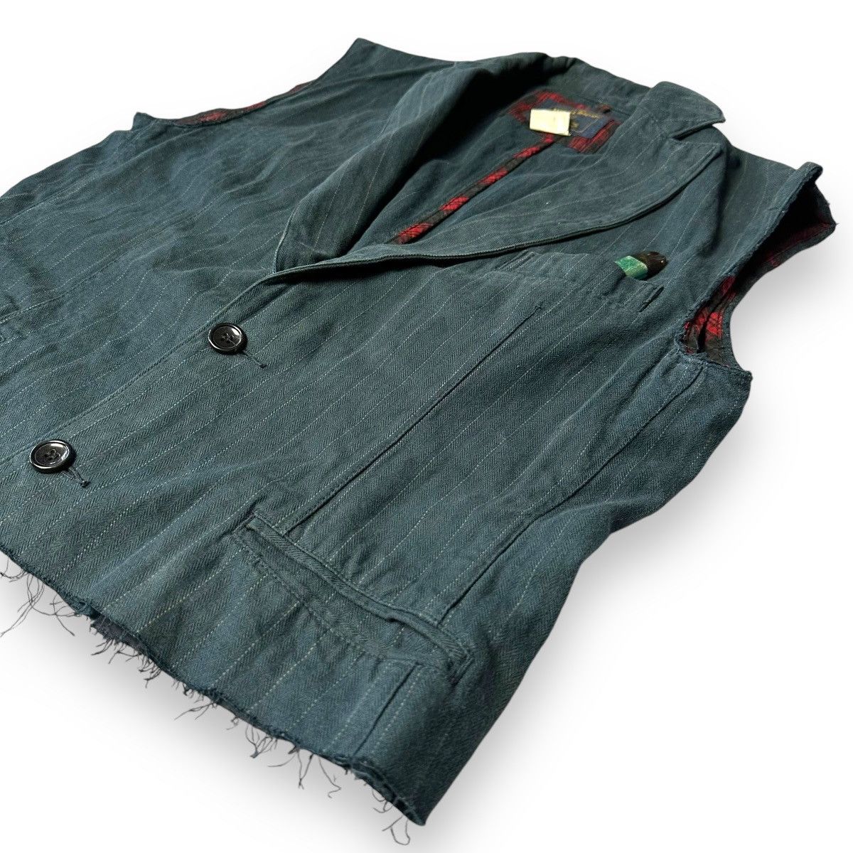 Woolrich Woolen Mills VINTAGE CUSTOM WOOLRICH STRIPES BUTTON UP VEST Size US L / EU 52-54 / 3 - 3 Thumbnail