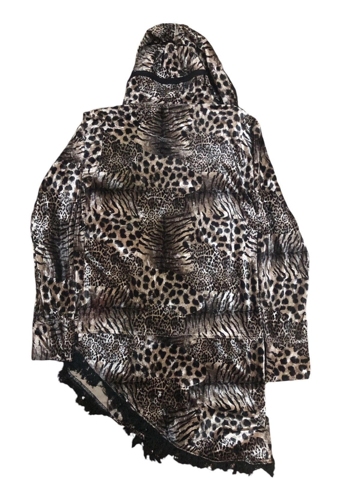 If Six Was Nine × Tornado Mart Tornado Mart Leopard motif velvet Bono Assymetric Jacket Size US S / EU 44-46 / 1 - 2 Thumbnail