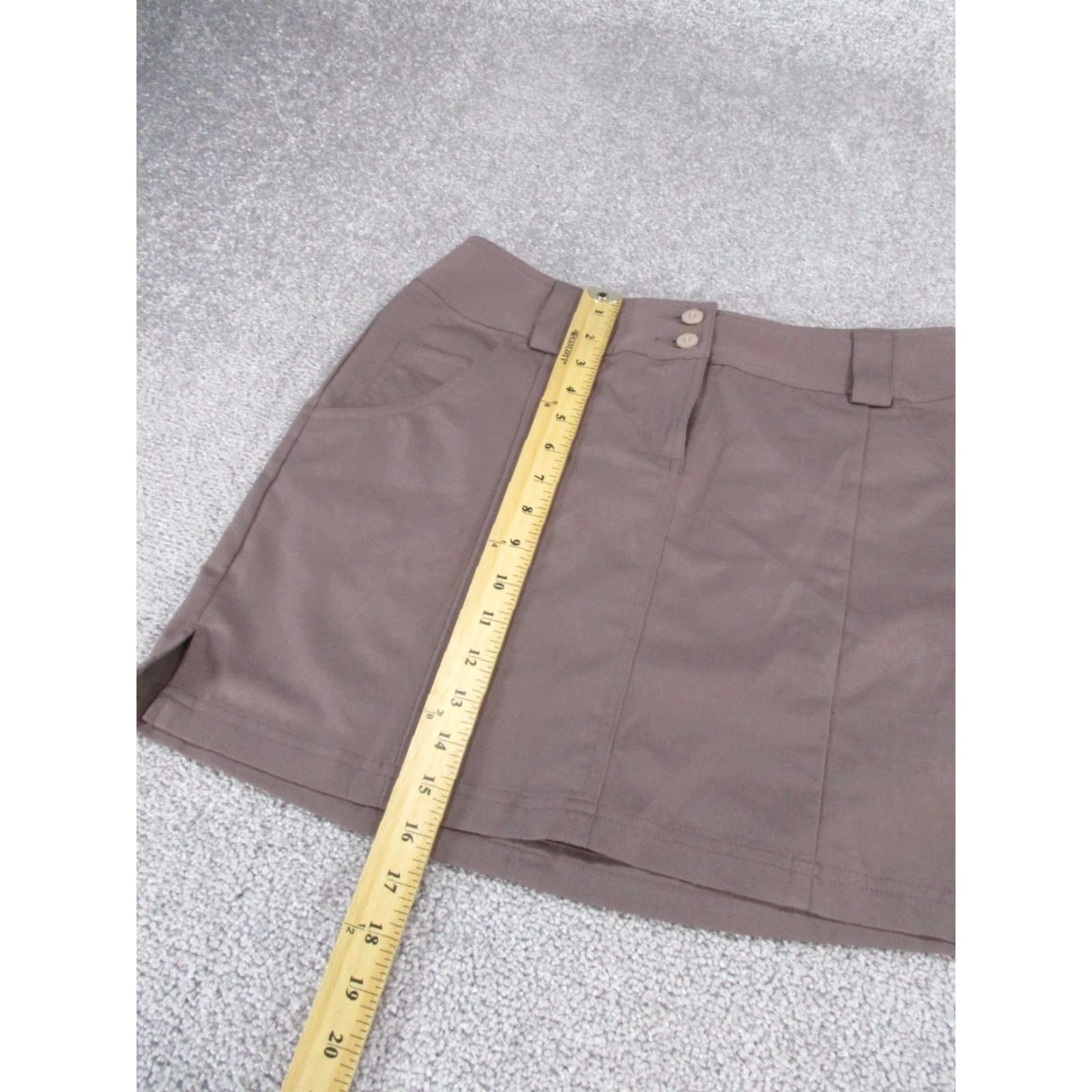 Adidas VINTAGE Adidas Skirt Womens 4 Climacool Brown Lightweight Mini Golf Size 27" / US 4 / IT 40 - 3 Thumbnail
