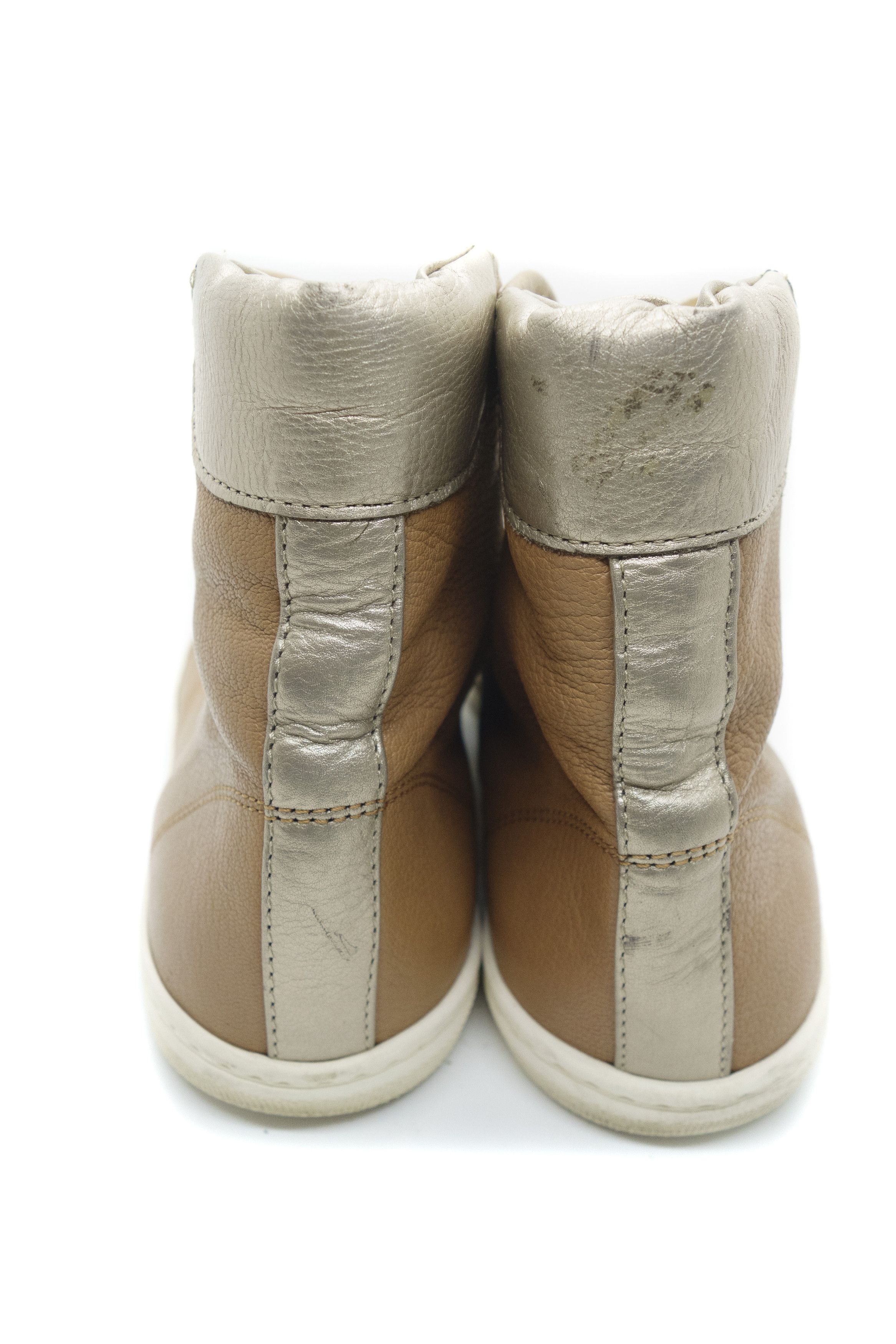 Lanvin 00S Leather Hi-Top Sneakers Vintage Size US 9 / EU 42 - 4 Thumbnail