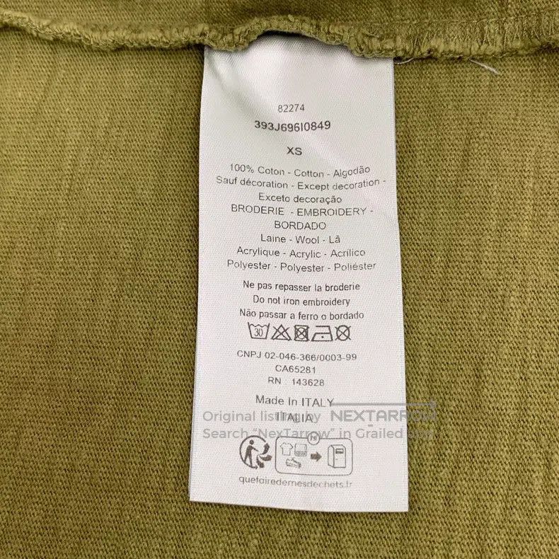 Dior Dior 23 military green logo flower embroidery cotton round Size US XS / EU 42 / 0 - 8 Thumbnail