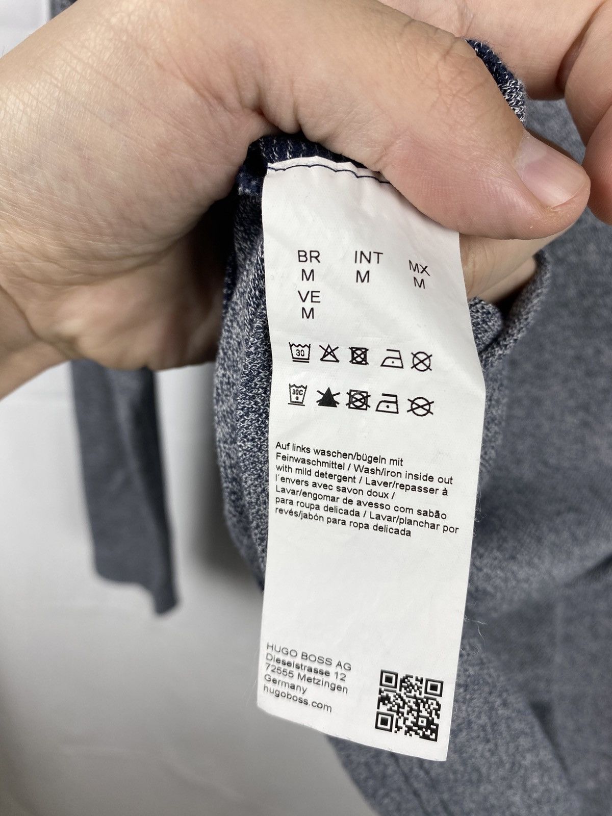Hugo Boss Hugo Boss Collared Cotton Polo Longsleeve size M Slim Size US M / EU 48-50 / 2 - 9 Thumbnail