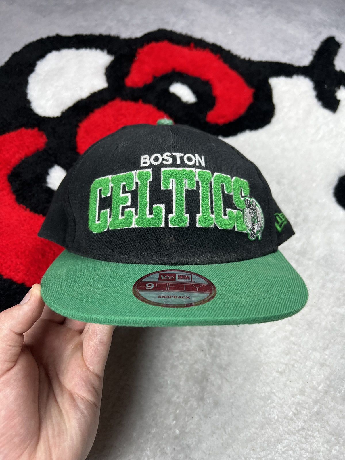 New Era Boston Celtic NBA Basketball Y2K Cap Hat Size ONE SIZE - 2 Thumbnail