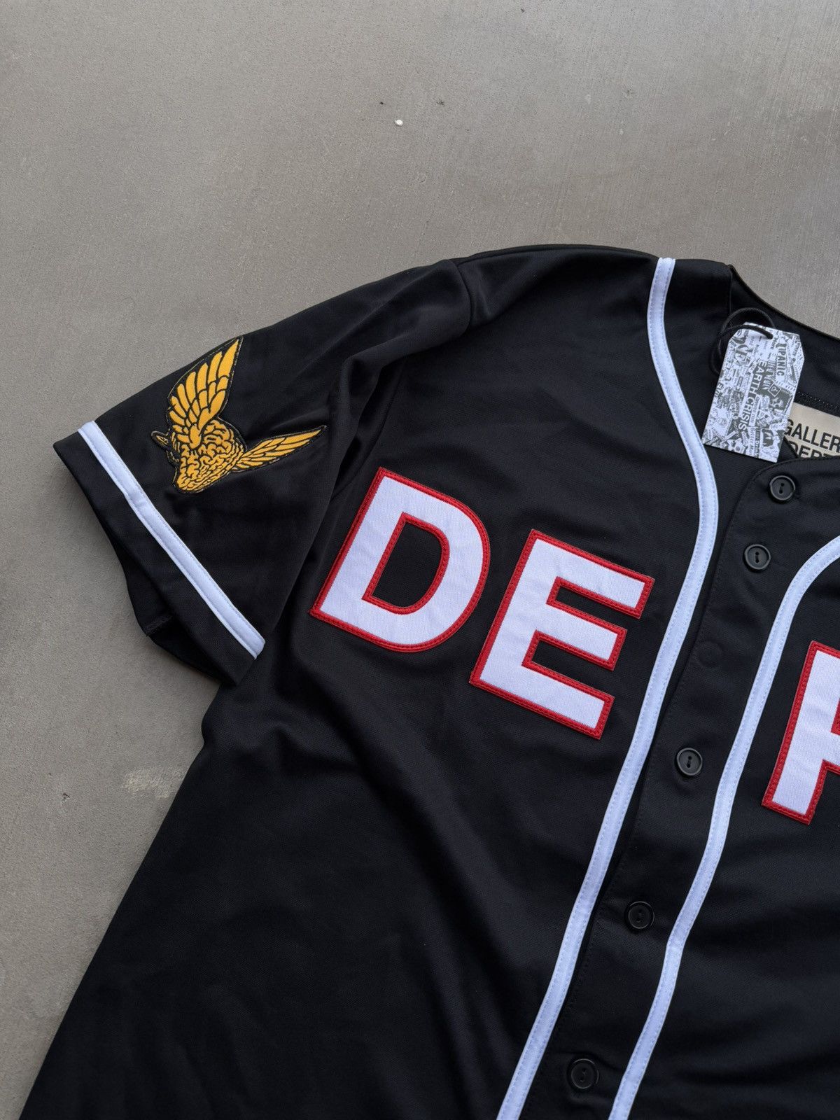 Gallery Dept. Gallery Dept. Echo Park Baseball Jersey – Black Small NWT Size US S / EU 44-46 / 1 - 2 Thumbnail