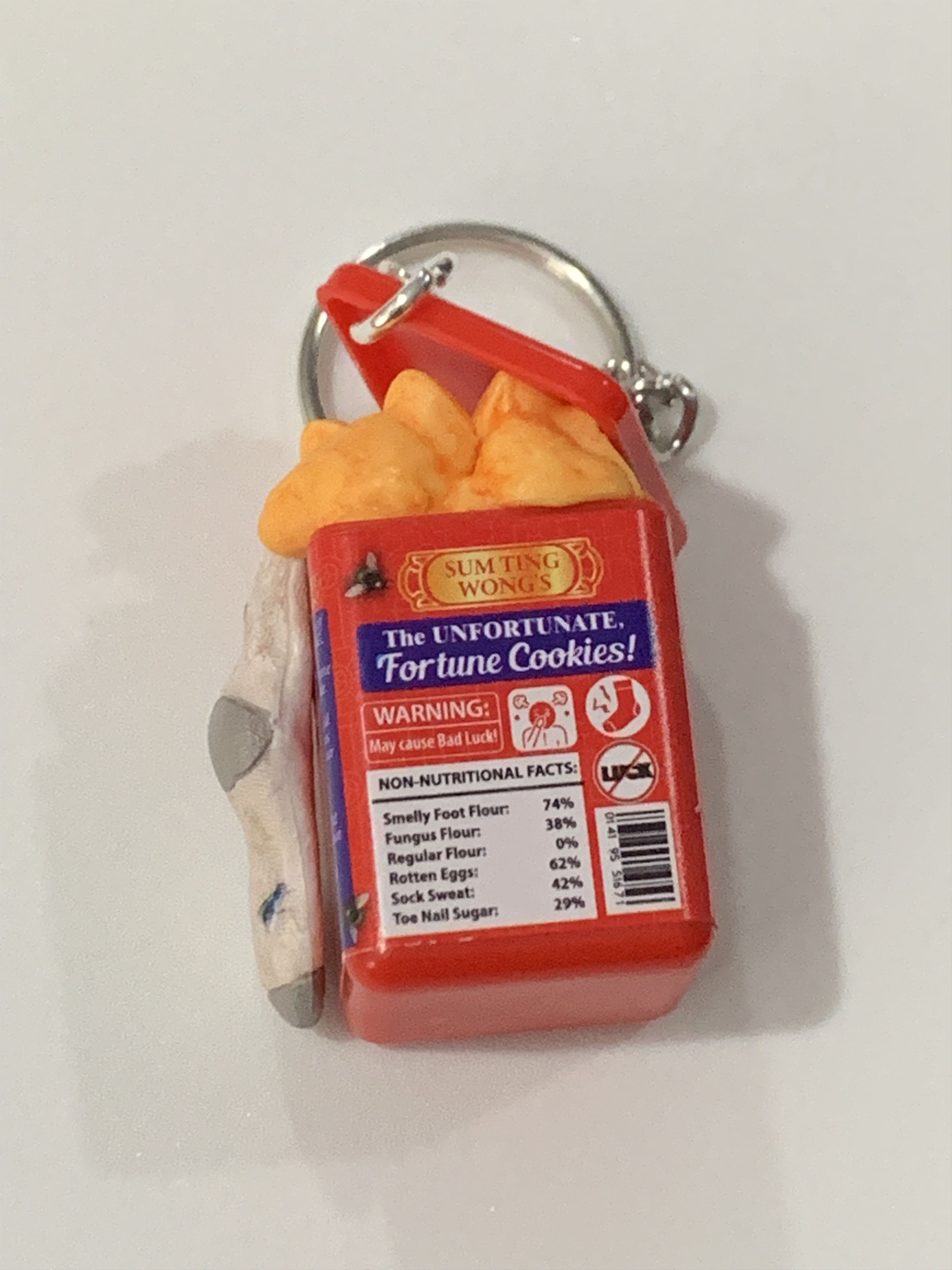 Other Gross Minis S2 Keychain - Sum Ting Wong's Fortune Cookies Size ONE SIZE - 4 Thumbnail