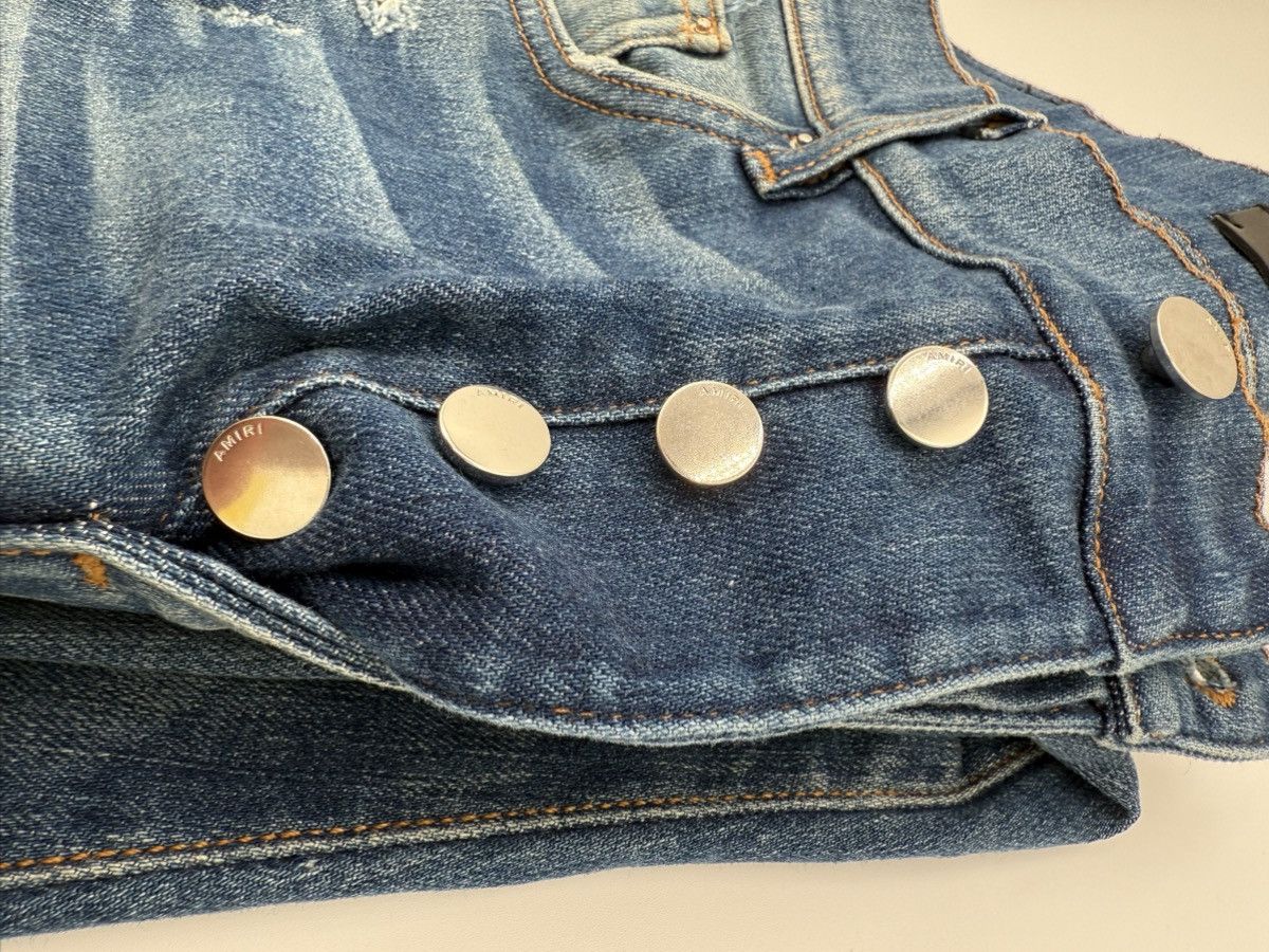 Amiri AMIRI Crystal Track Jeans SZ: 30 Size US 30 / EU 46 - 11 Thumbnail
