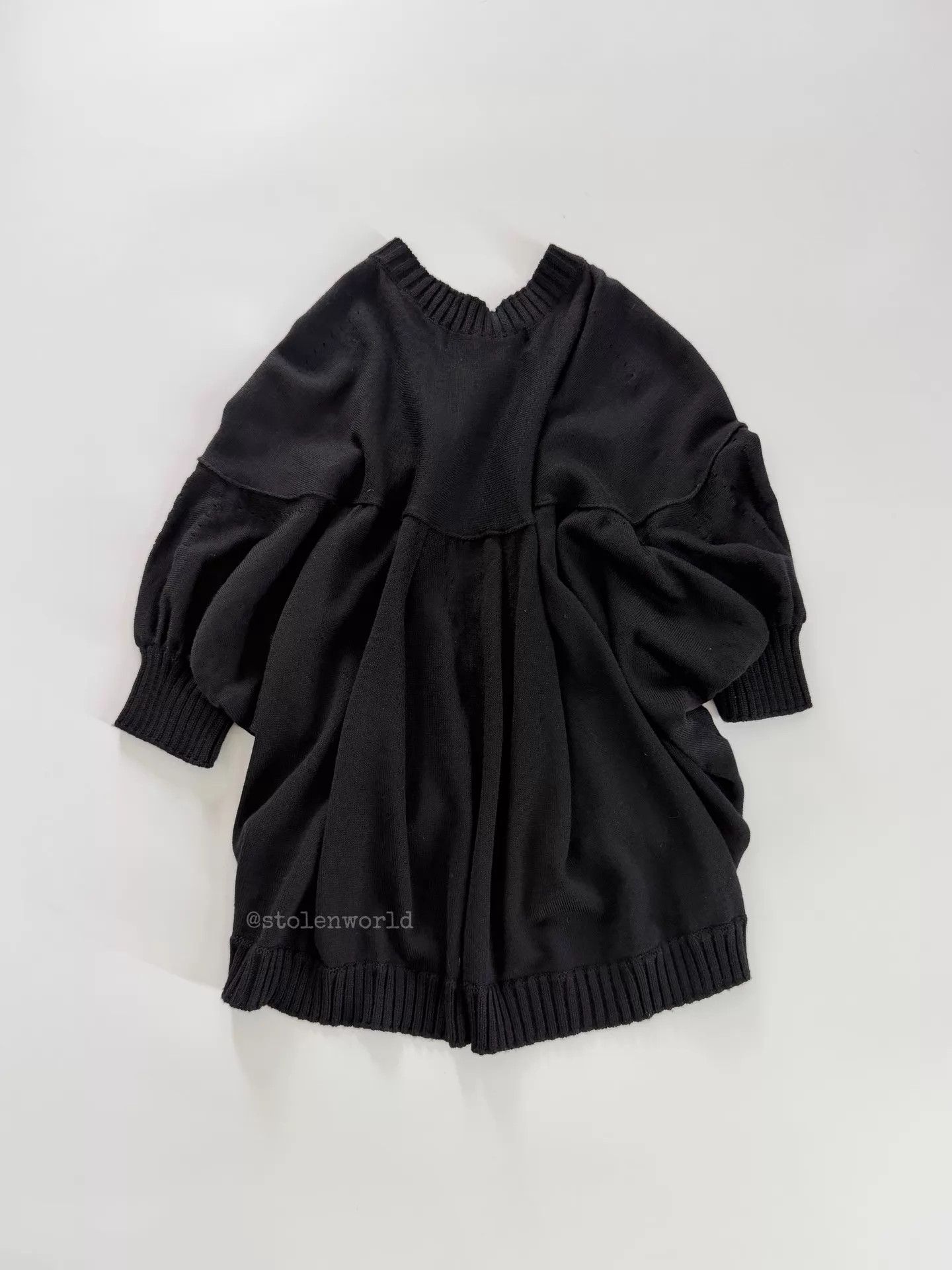 Comme des Garcons Comme des Garçons Cocoon Balloon Wool Cardigan Size ONE SIZE - 6 Thumbnail