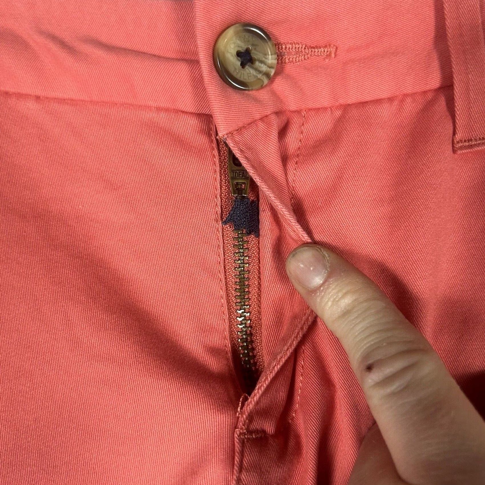 Tommy Hilfiger Tommy Hilfiger Pants Regular Fit Size 2 Mid Rise Pink Chino Women's Straight Button Zipper Elastic Stretch Casual Vector 2 Size 26" / US 2 / IT 38 - 2 Thumbnail