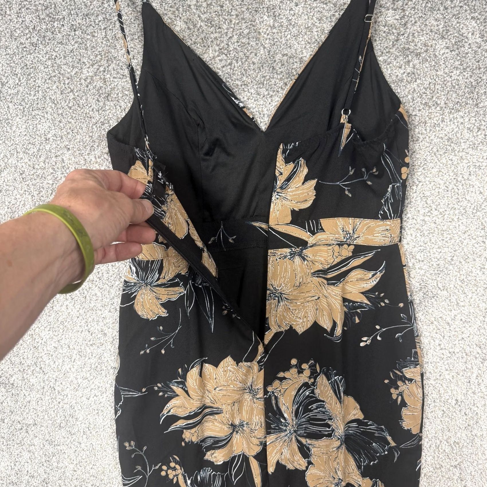 Lulus Lulus Maxi Dress S Brown Floral Mermaid Romantic Resort Feminine Flowy Elegant Size S / US 4 / IT 40 - 7 Thumbnail