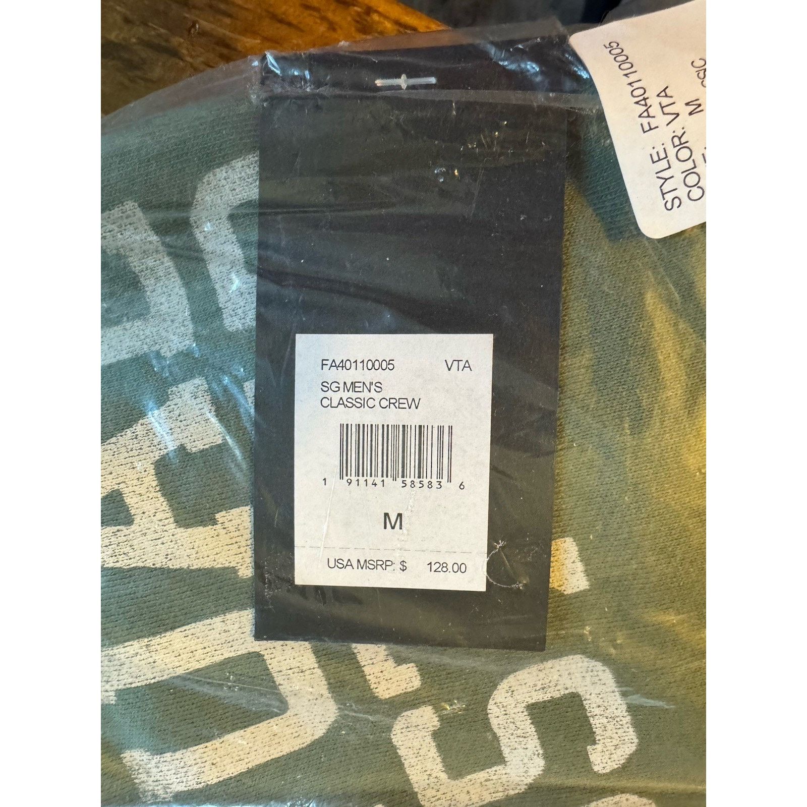 Spiritual Gangster Spiritual Gangster Men’s Crewneck Sweatshirt Green M New! Size US M / EU 48-50 / 2 - 5 Thumbnail