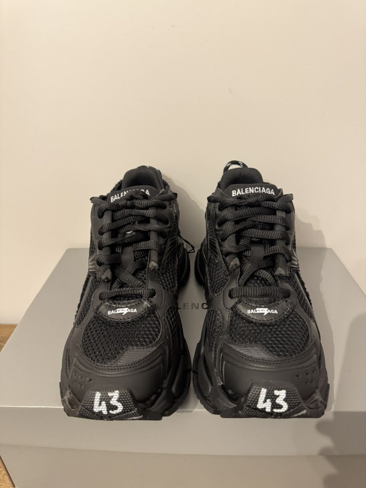 Balenciaga Balenciaga Runner Matte Black Sneaker Size US 10 / EU 43 - 4 Thumbnail