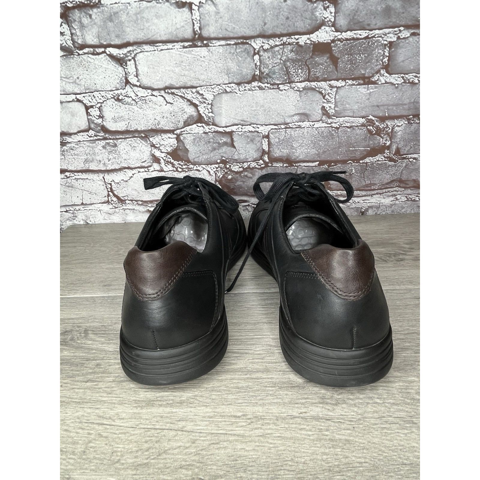 Mephisto MEPHISTO Frank GoWing Black Leather Lace Up Sneakers Shoes M Size US 11.5 / EU 44-45 - 4 Thumbnail
