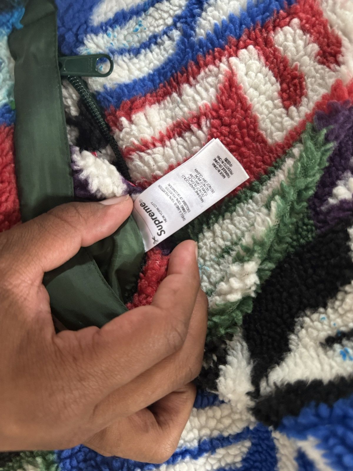 Supreme Supreme reversable geo windstopper fleece Size US XL / EU 56 / 4 - 4 Thumbnail