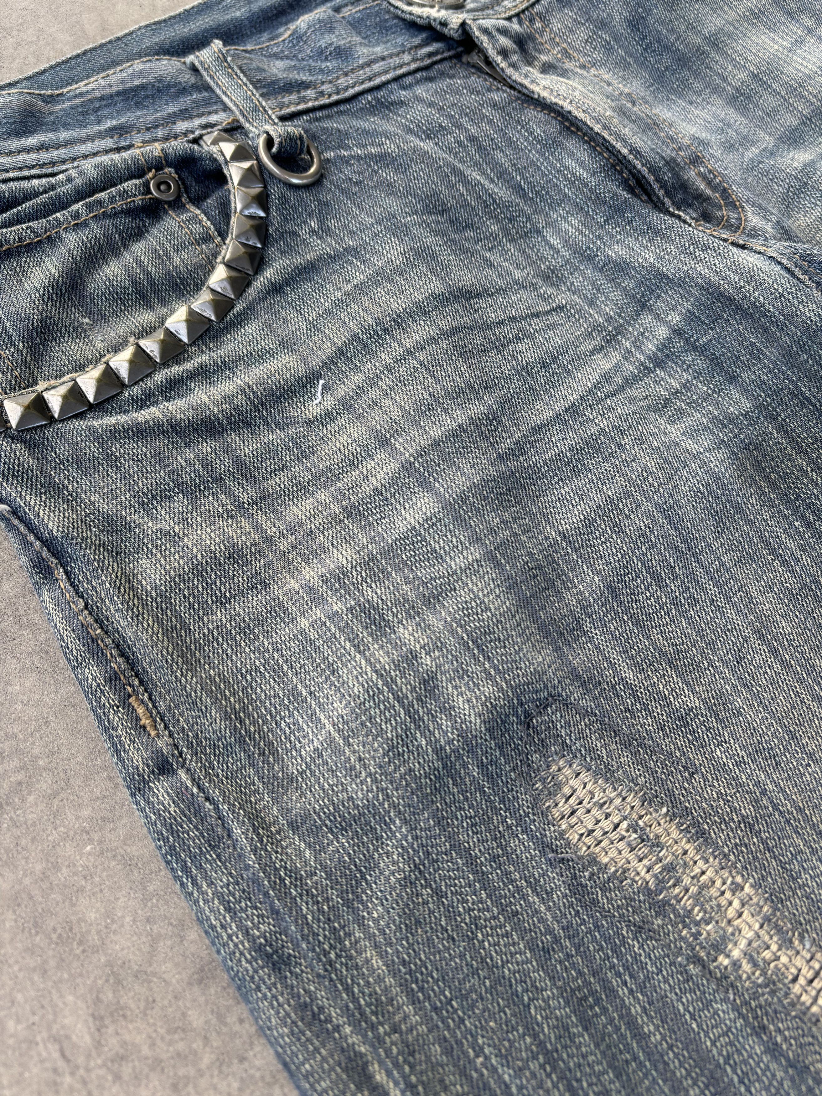 In The Attic × Vintage In The Attic Studded denim Size US 30 / EU 46 - 4 Thumbnail