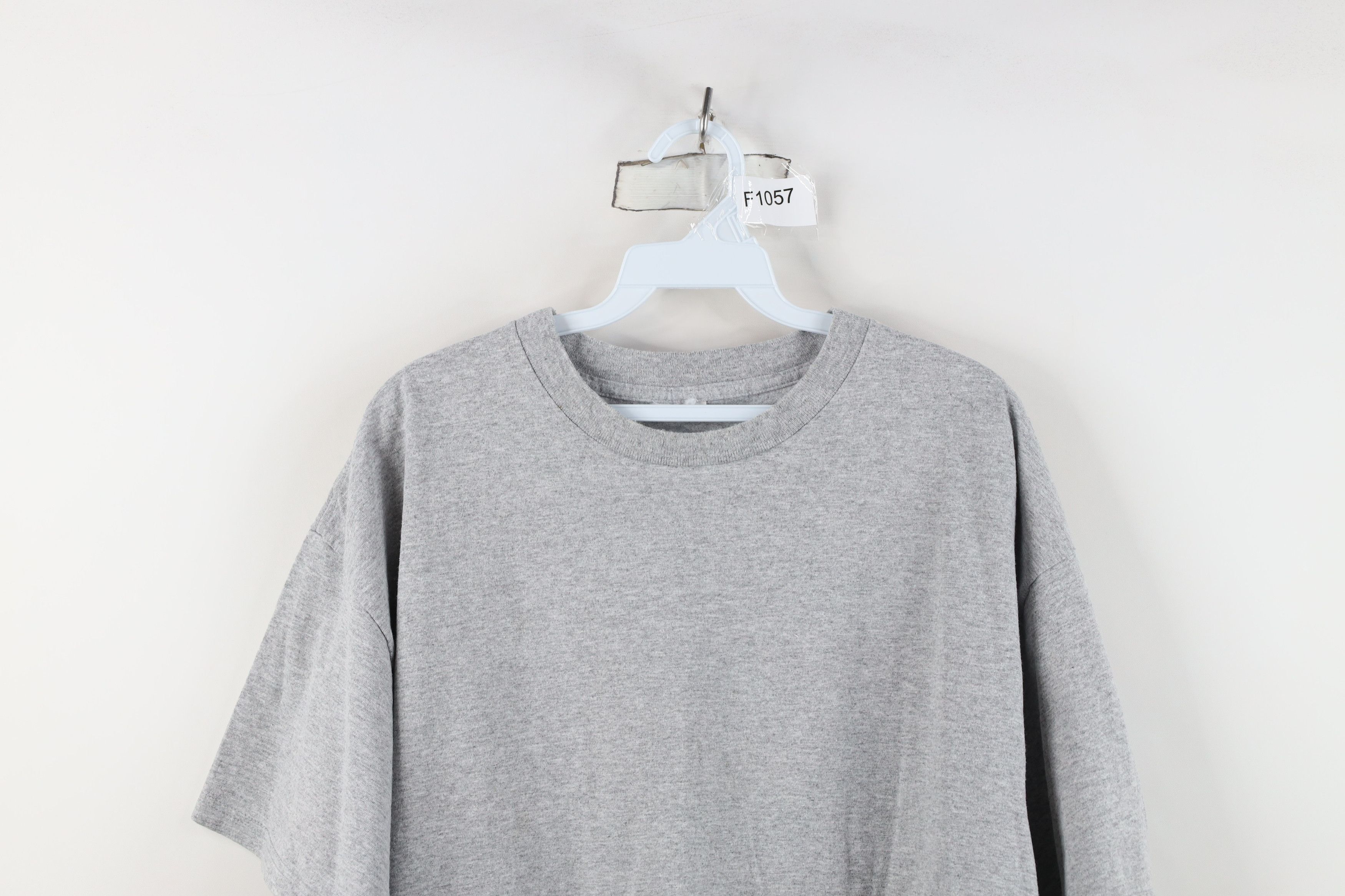 Vintage Vintage 90s Streetwear Fit Short Sleeve T-Shirt Heather Gray Size US XL / EU 56 / 4 - 2 Thumbnail