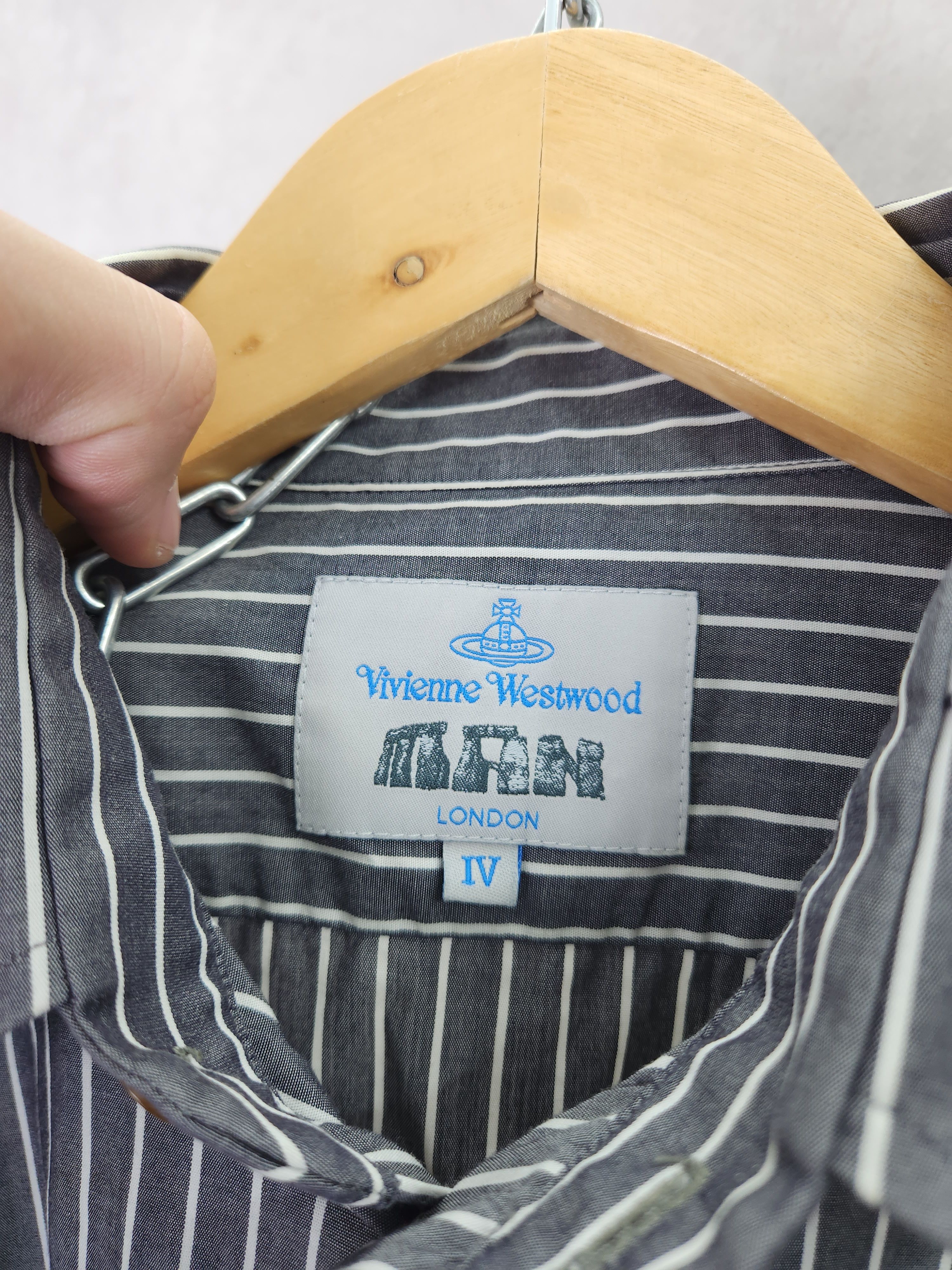 Vivienne Westwood Vivienne Westwood Man london stripes shirt button ups Size US L / EU 52-54 / 3 - 11 Thumbnail