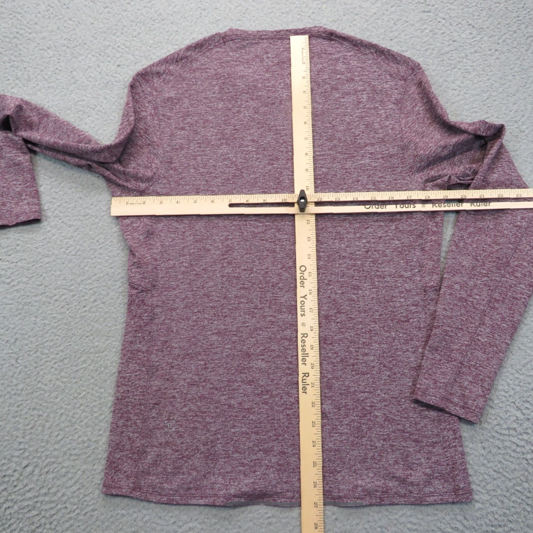 Lululemon Lululemon Mens Shirt Drysense Purple Heather Long Sleeve Gym Workout Run Size US S / EU 44-46 / 1 - 5 Thumbnail