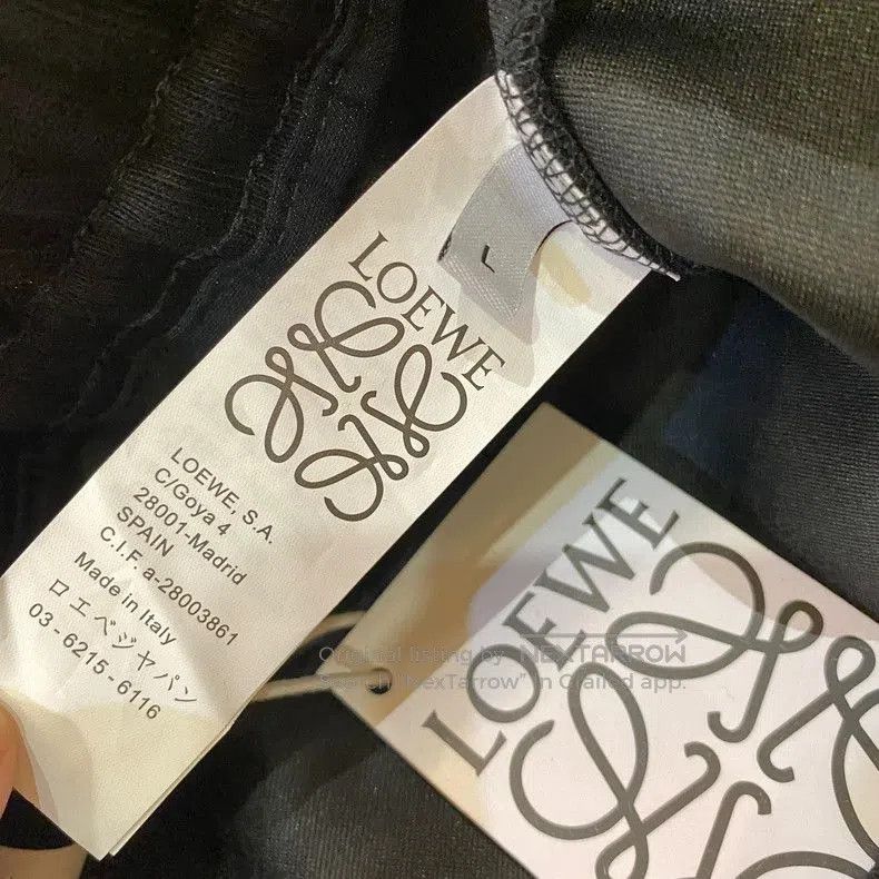 Loewe LOEWE Men's Black Sweatpants . Size US 34 / EU 50 - 9 Thumbnail
