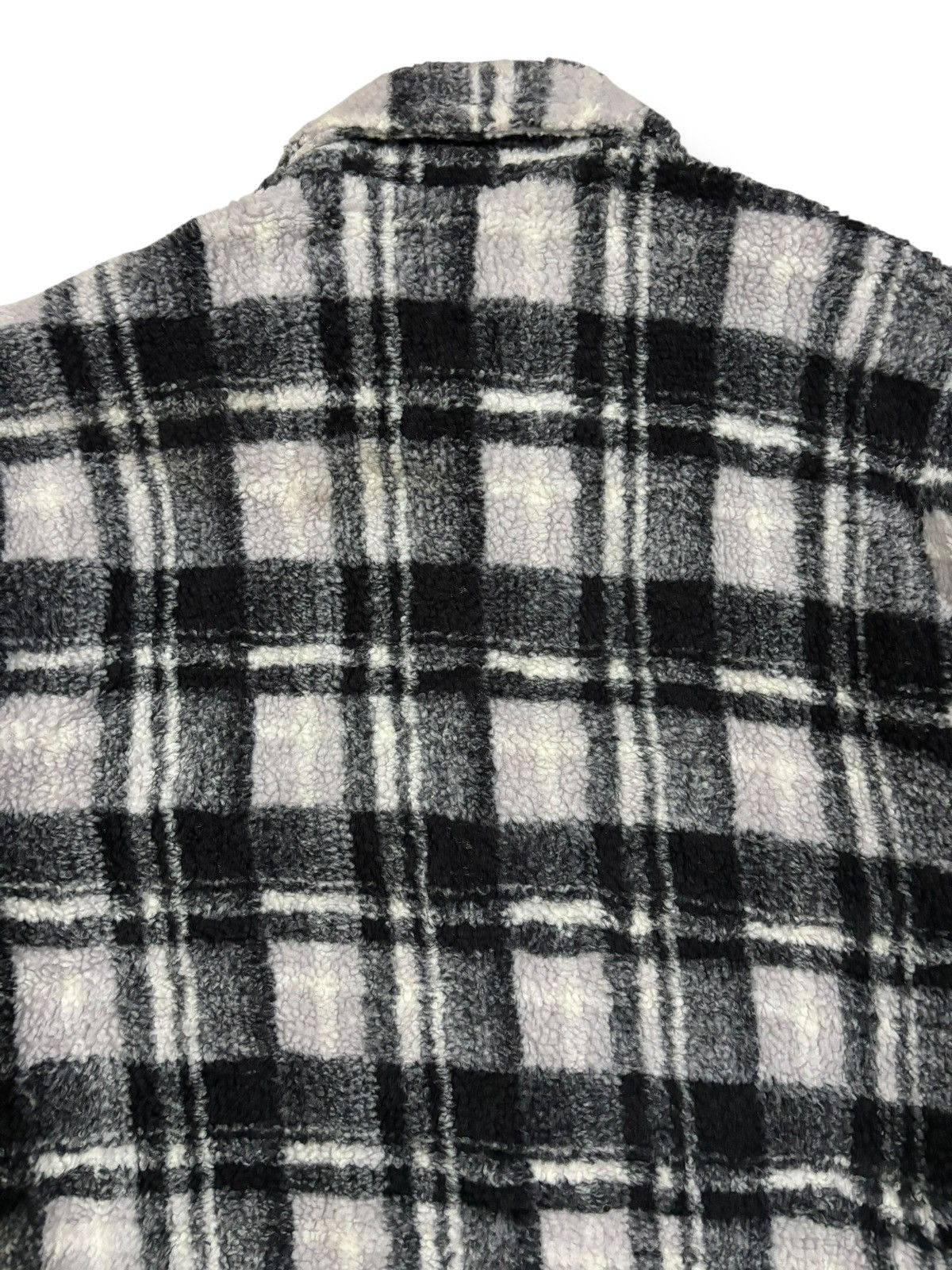 Vintage Piko Hawaiian Plaid Fleece Zipper Gorpcore Jacket