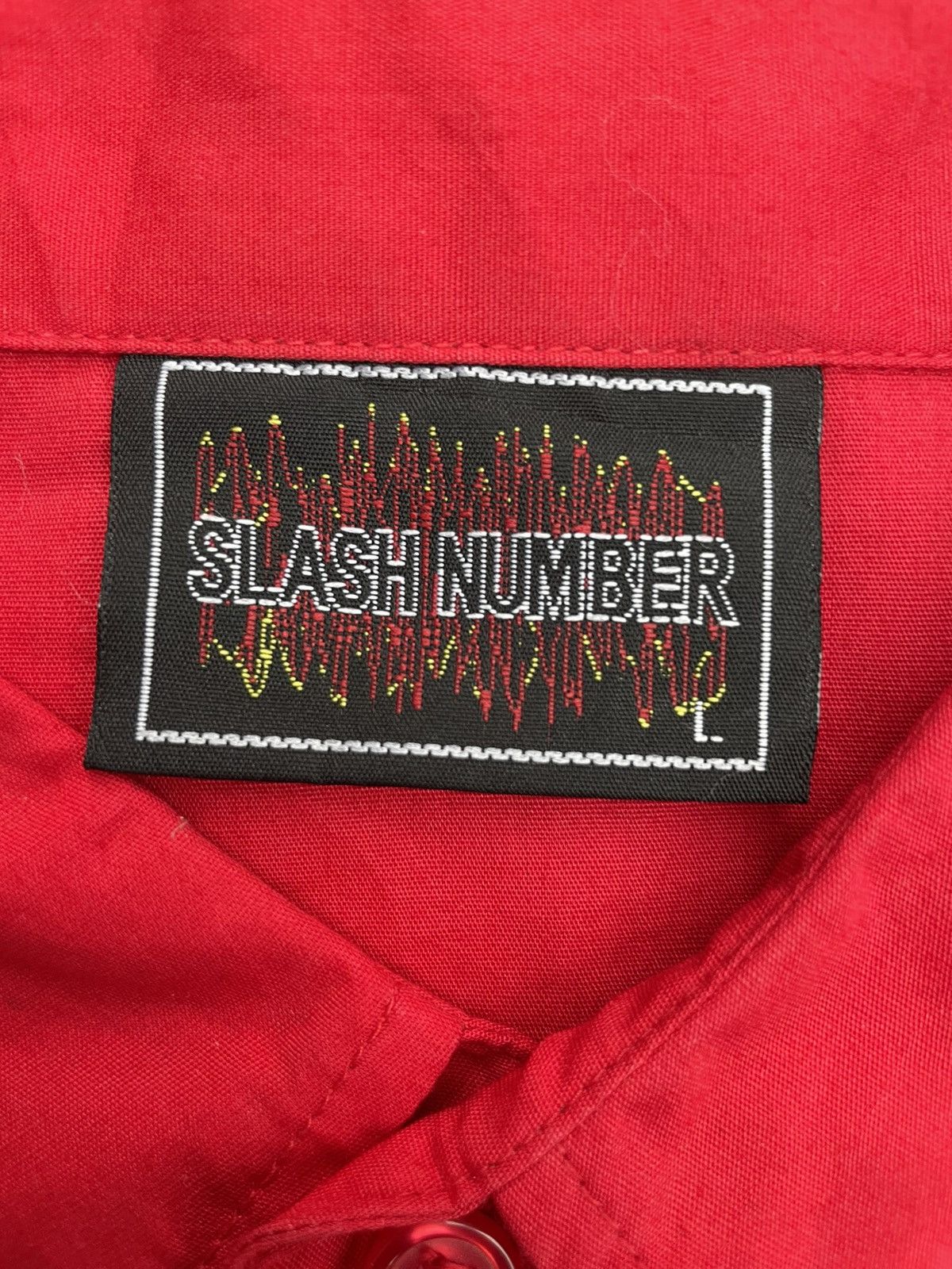If Six Was Nine Slash number English letter print shirt Cross Punk Style Size US L / EU 52-54 / 3 - 10 Thumbnail