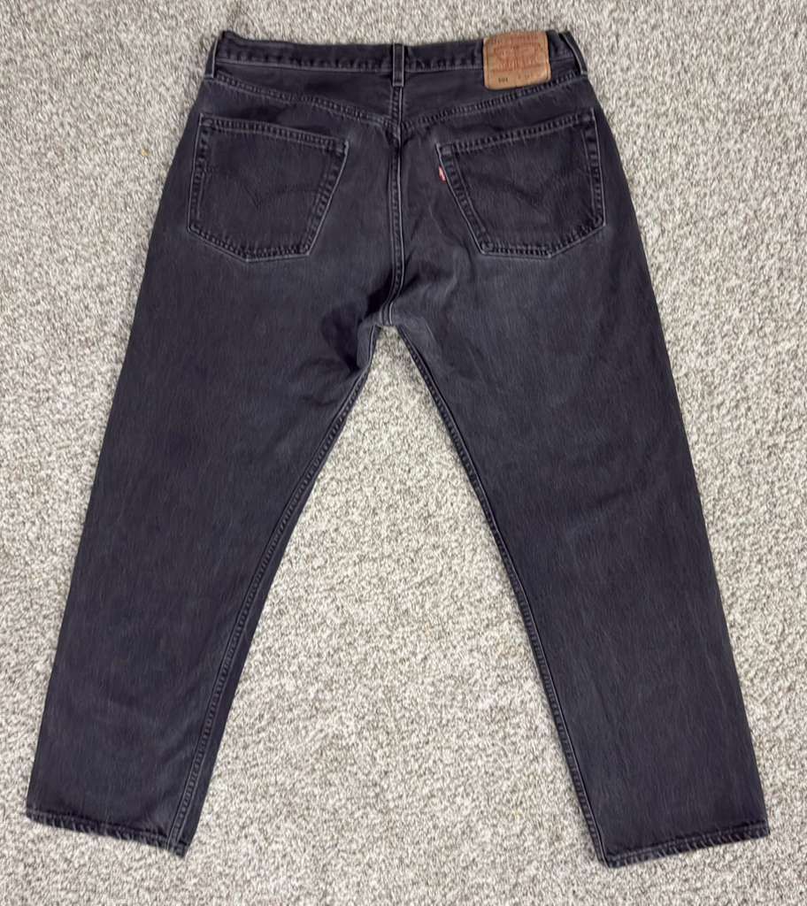 Levi's VTG Levi’s 501 Denim Black Jeans 1996 501-0660 Men’s 38x30 Size US 38 / EU 54 - 3 Thumbnail