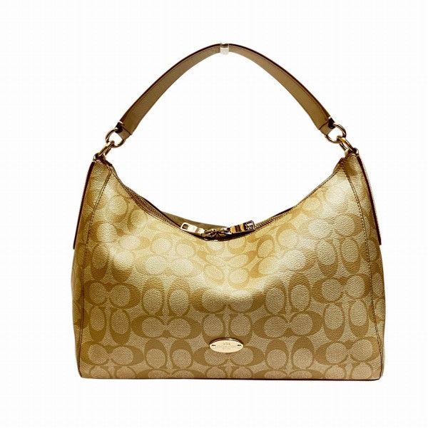 Coach Coach Coach Signature PVC 2way Bag Leather Shoulder Bag F34899 Size ONE SIZE - 1 Thumbnail