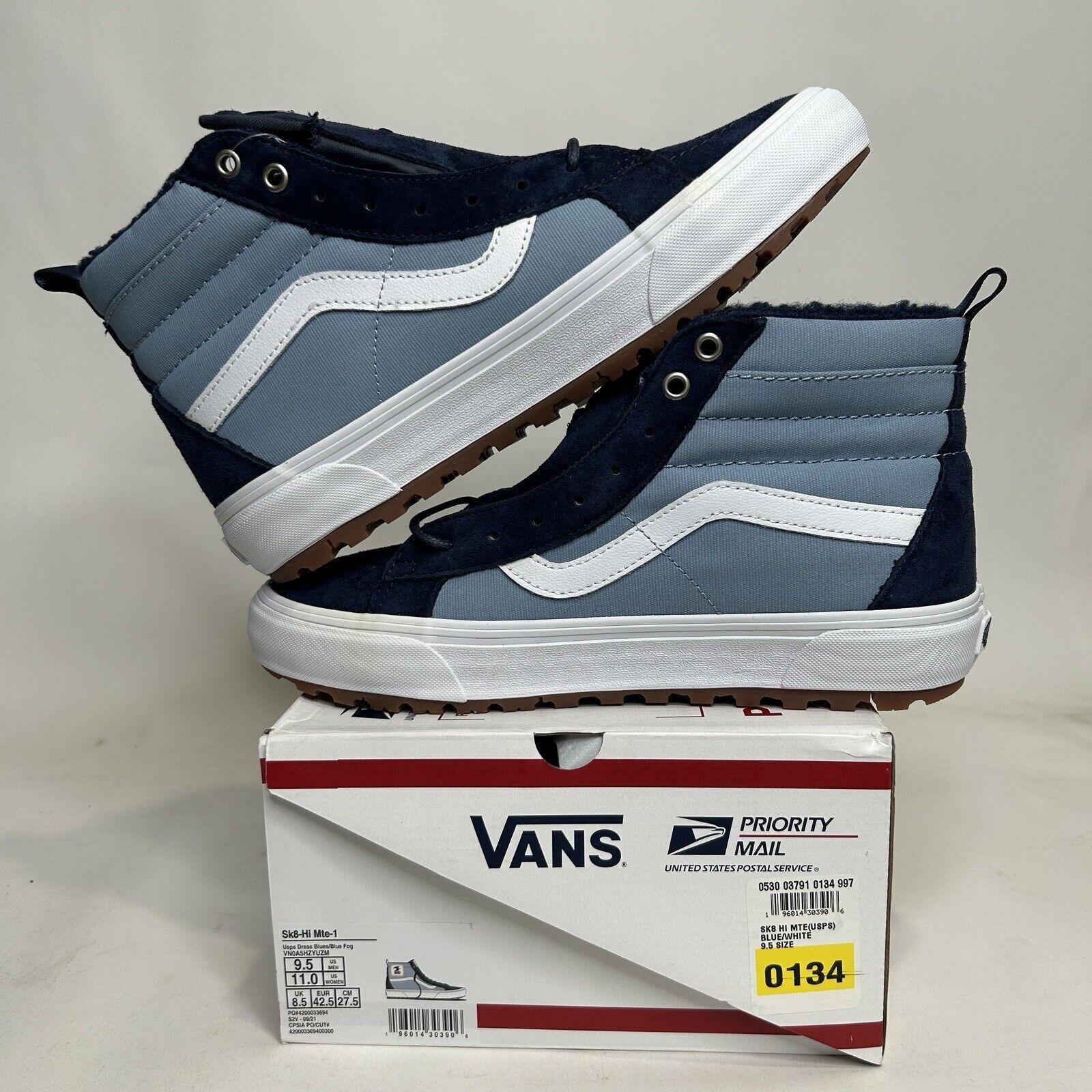 Vans Vans x USPS Sk8-Hi Mte-1 “Dress Blue” 2024 Size US 9.5 / EU 42-43 - 3 Thumbnail