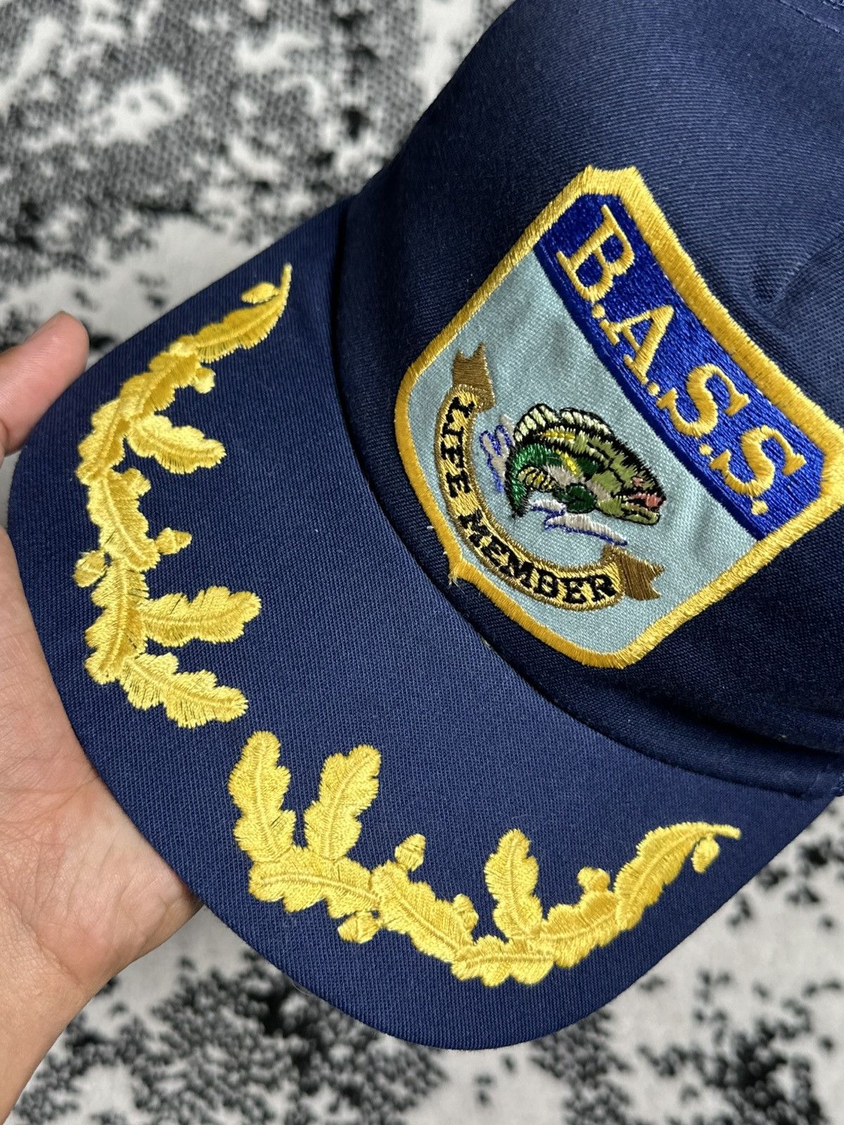 Vintage Vintage BASS Fish Trucker Hat Size ONE SIZE - 3 Thumbnail