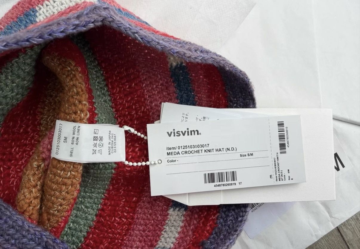 Visvim VISVIM Natural Dyed Hand-Crocheted Size ONE SIZE - 3 Thumbnail