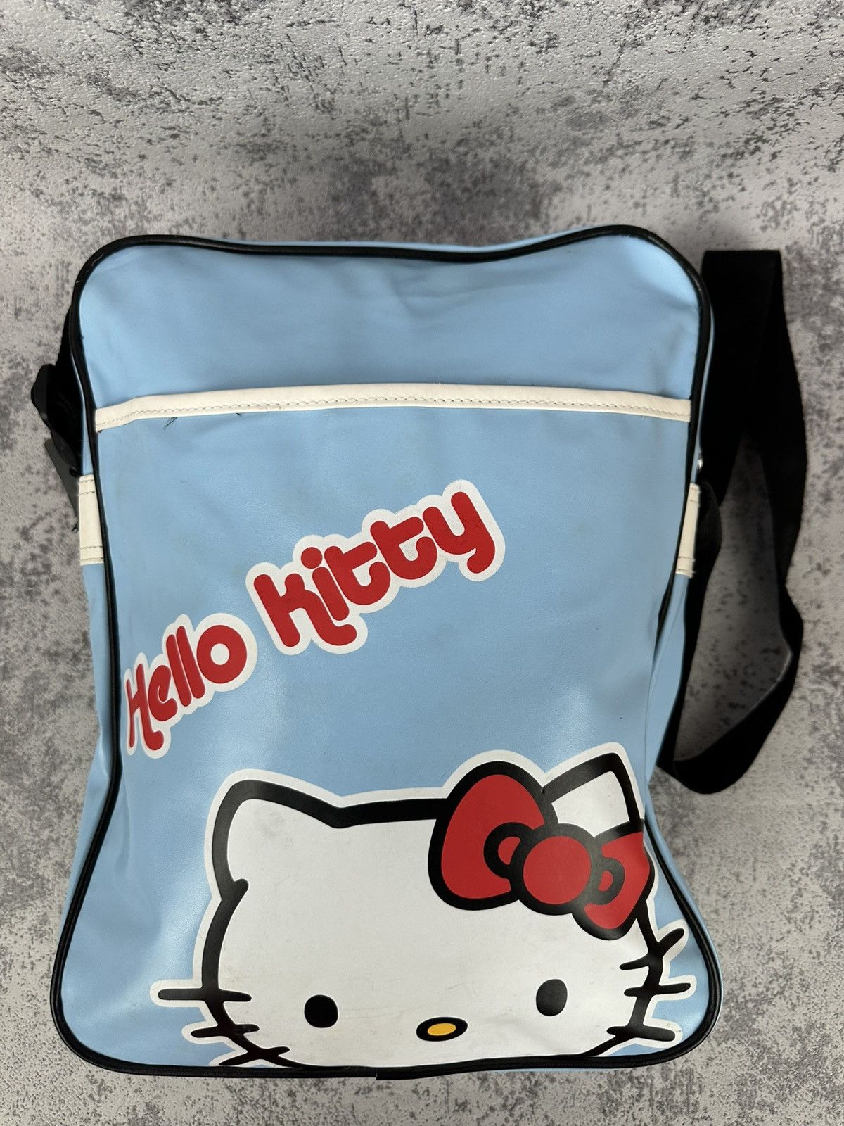 Japanese Brand Vintage Hello Kitty Blue Shoulder Bag Rare Sanrio Japan Size ONE SIZE - 2 Thumbnail