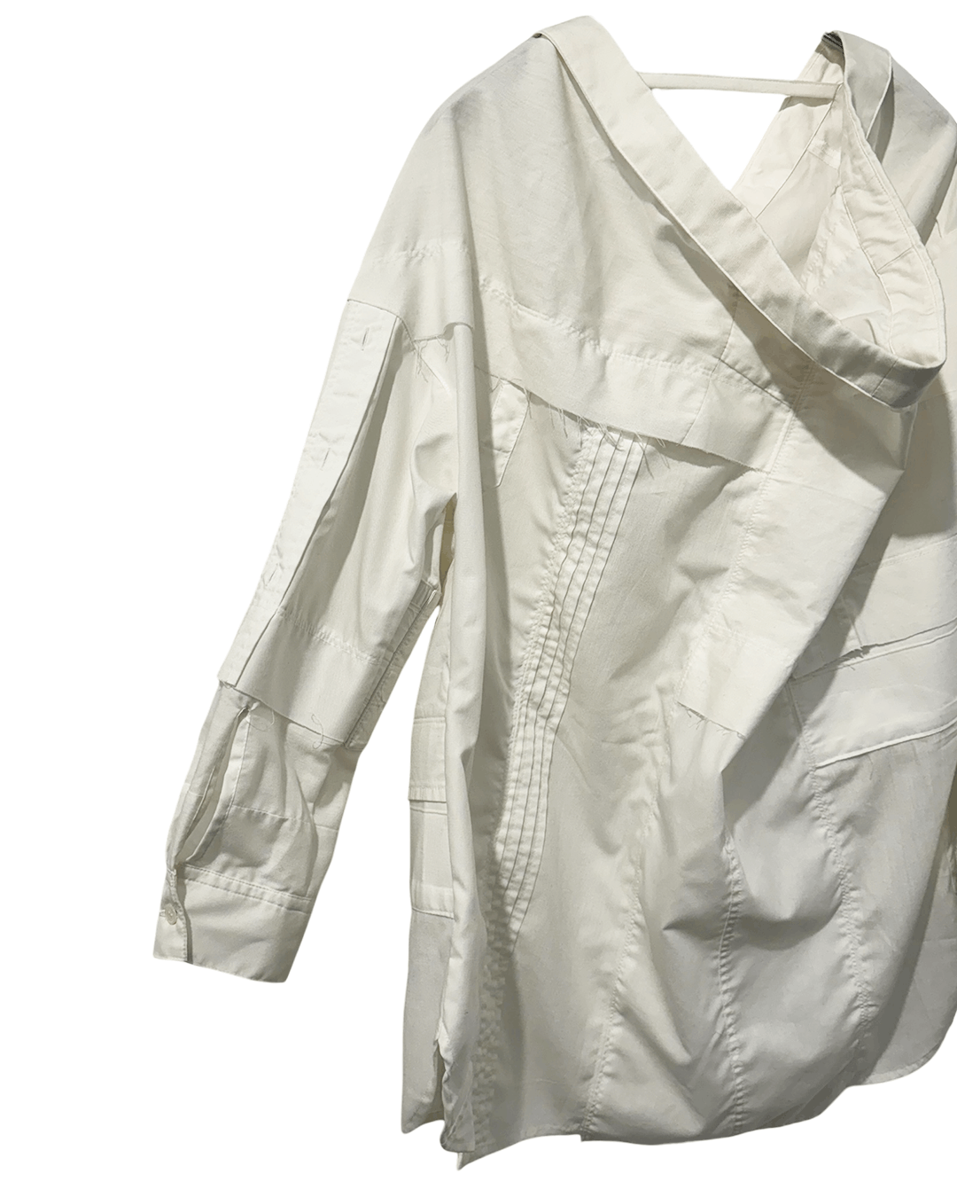Maison MIHARA YASUHIRO Mihara Yasuhiro "Modified" Patchwork Open Collar Shirt Size ONE SIZE - 8 Thumbnail