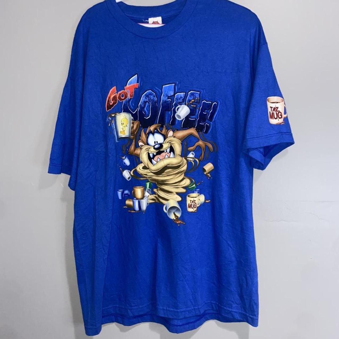 Vintage Tasmanian Devil Taz Looney Tunes Warner Brothers Warner Bros Size US XL / EU 56 / 4 - 2 Thumbnail