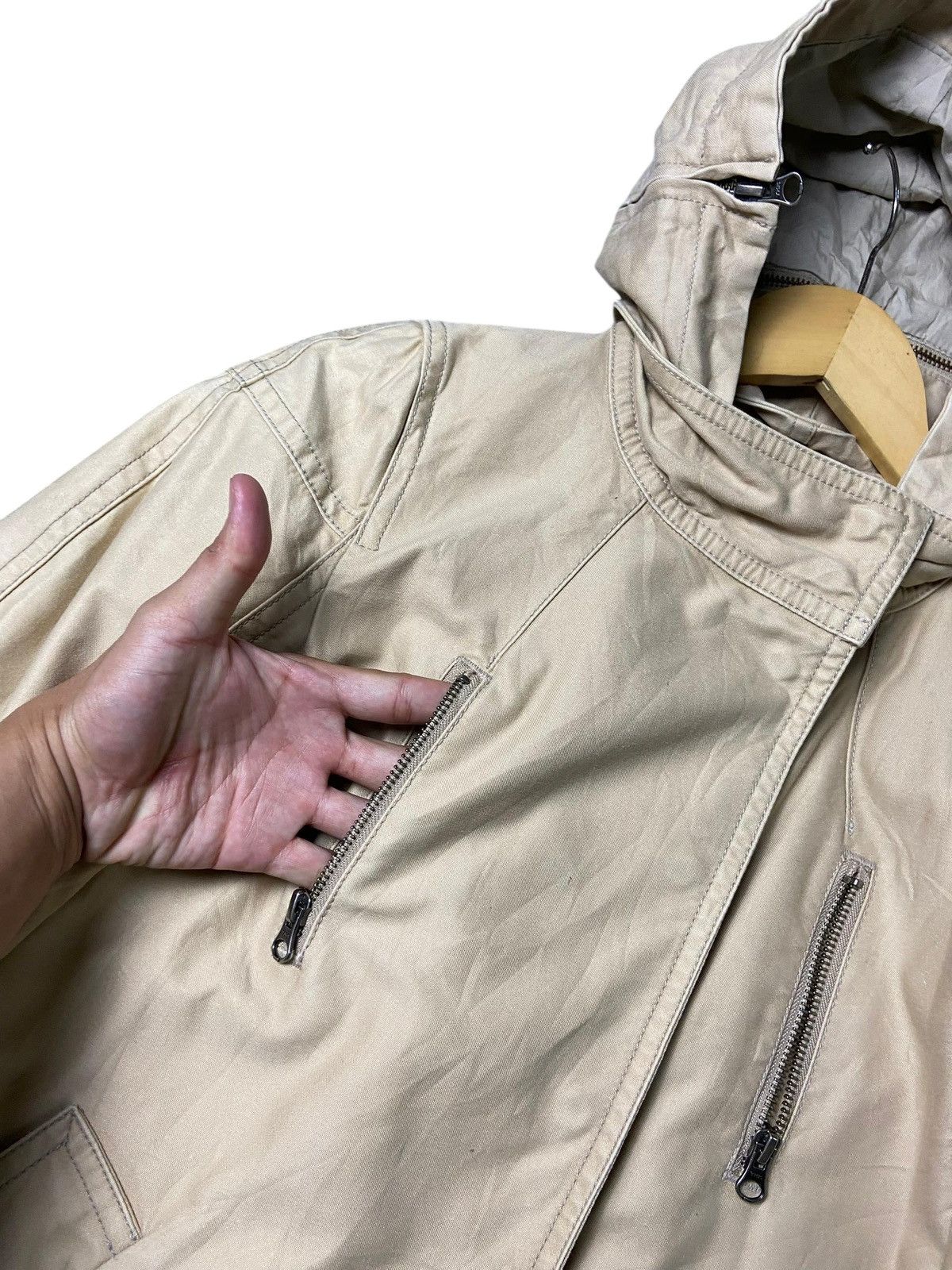 Japanese Brand FLORENT Japanese Brand Hooded Jacket (138) Size US XXS / EU 40 - 5 Thumbnail