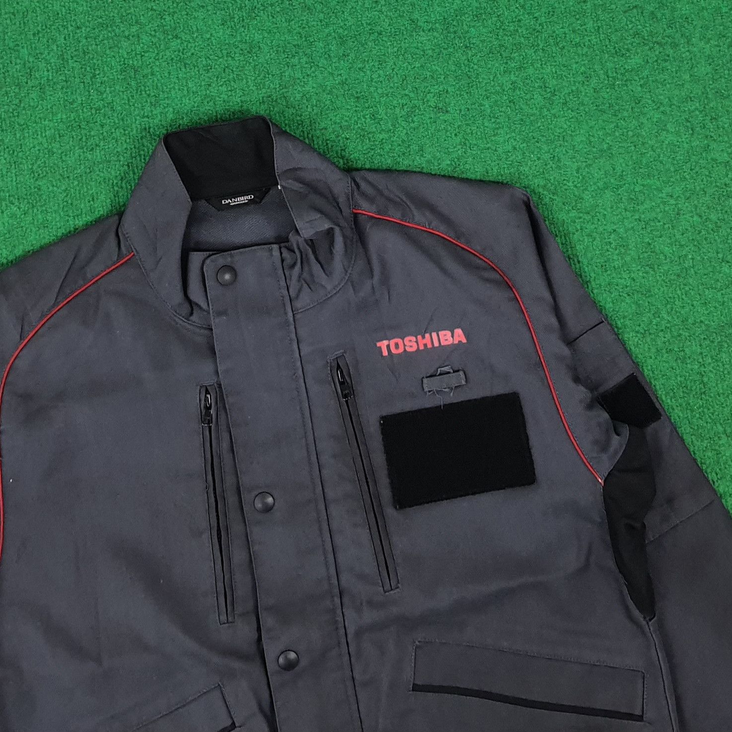 Japanese Brand × Vintage Vintage Toshiba Staff Japanese Brand Workwear Jacket Size US M / EU 48-50 / 2 - 2 Thumbnail