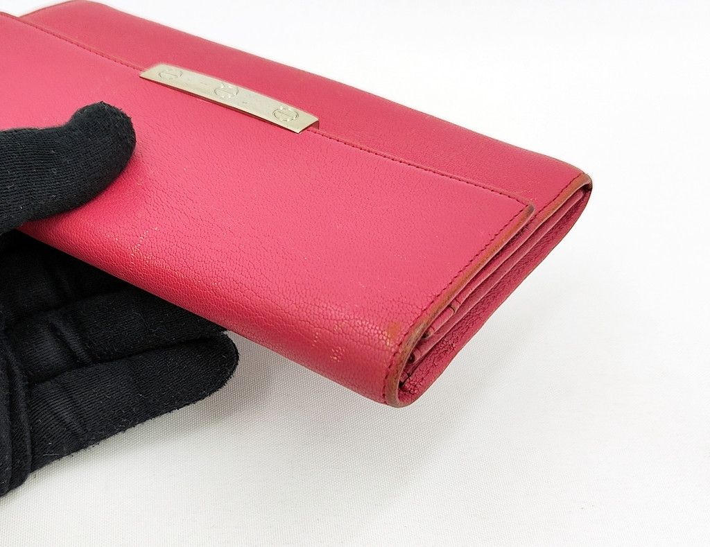 Cartier authentic CARTIER LOVE fuchsia long leather wallet Size ONE SIZE - 11 Thumbnail