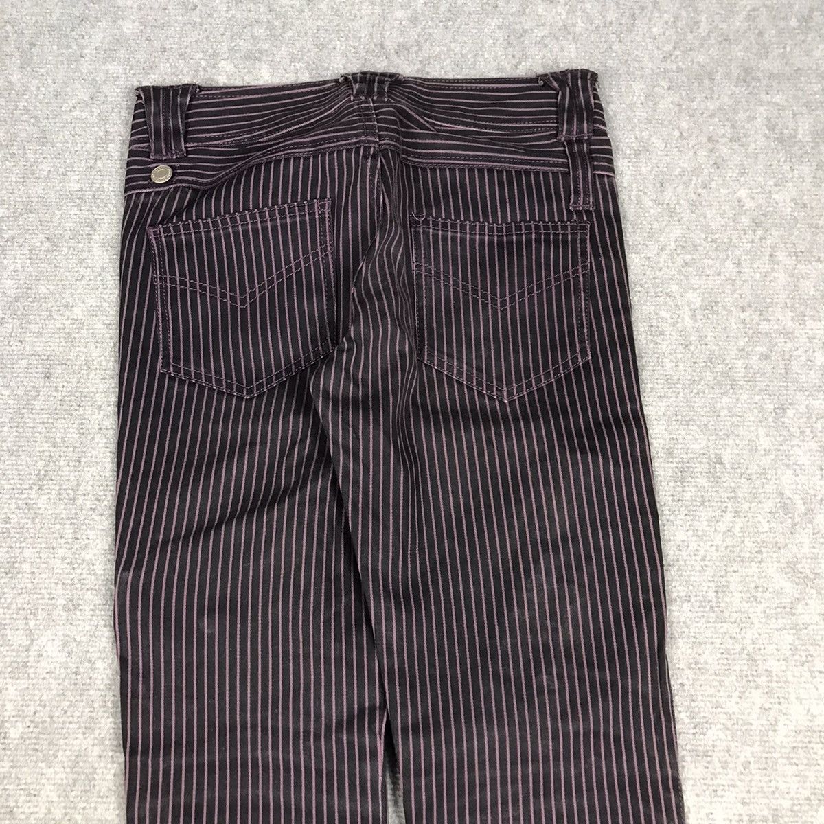 Japanese Brand ALGONQUINS PUNK JAPAN TROUSERS STRIPED DESIGN PANTS Size US 27 - 10 Thumbnail
