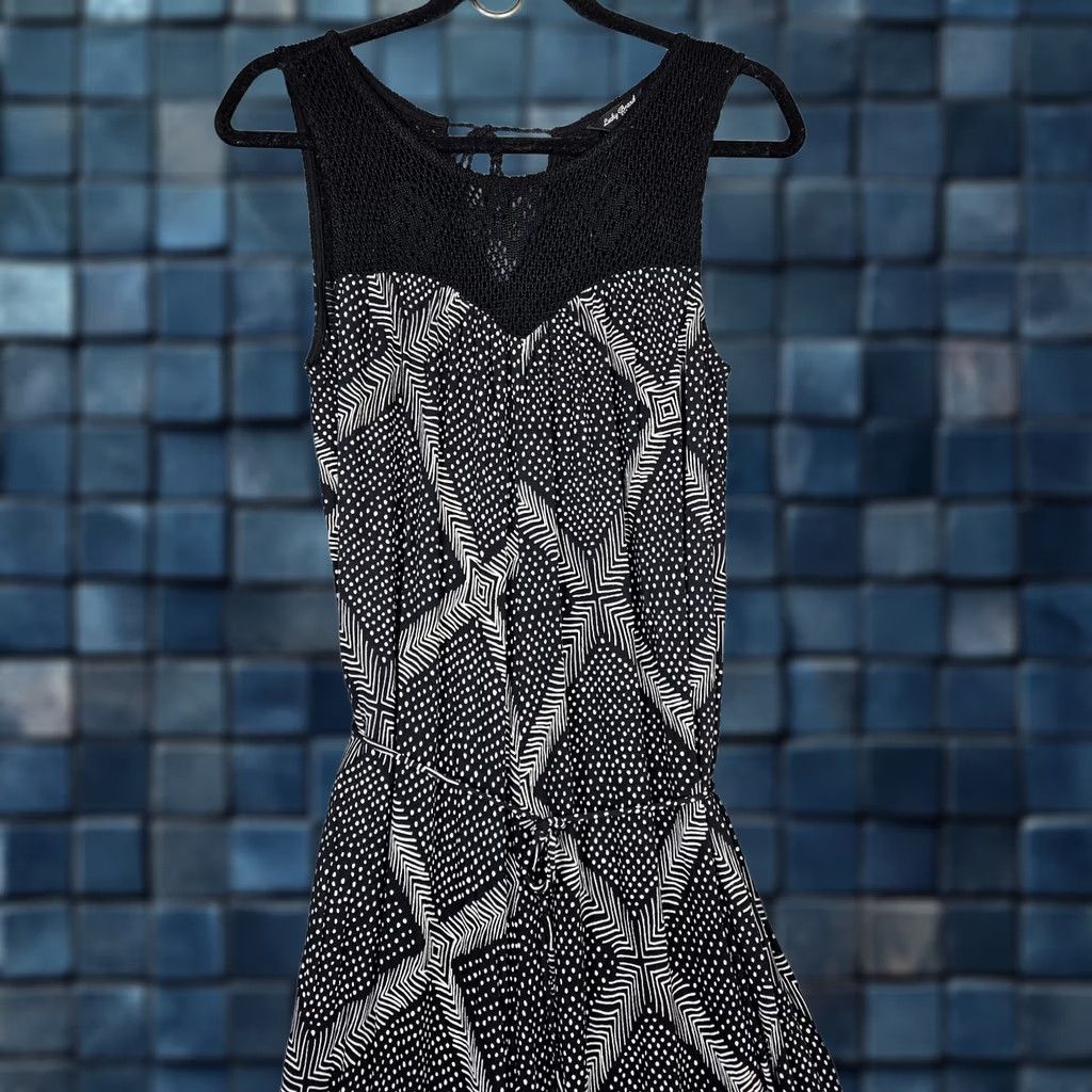 Lucky Brand Lucky Brand Maxi Crochet Sleeveless Tie back Women's Midi Casual Dress XS Multicolor Crochet Solid Sleeveless Dress Summer Womens XS Size XS / US 0-2 / IT 36-38 - 1 Thumbnail