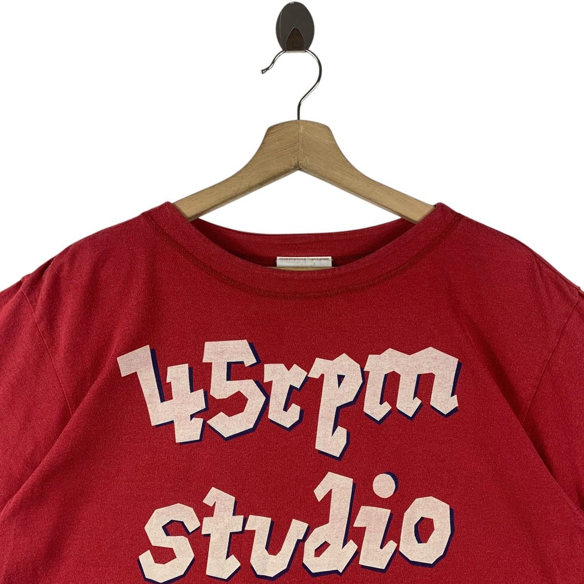 45rpm × Japanese Brand × Vintage Vintage 45 RPM spellout printed tee Size US M / EU 48-50 / 2 - 2 Thumbnail