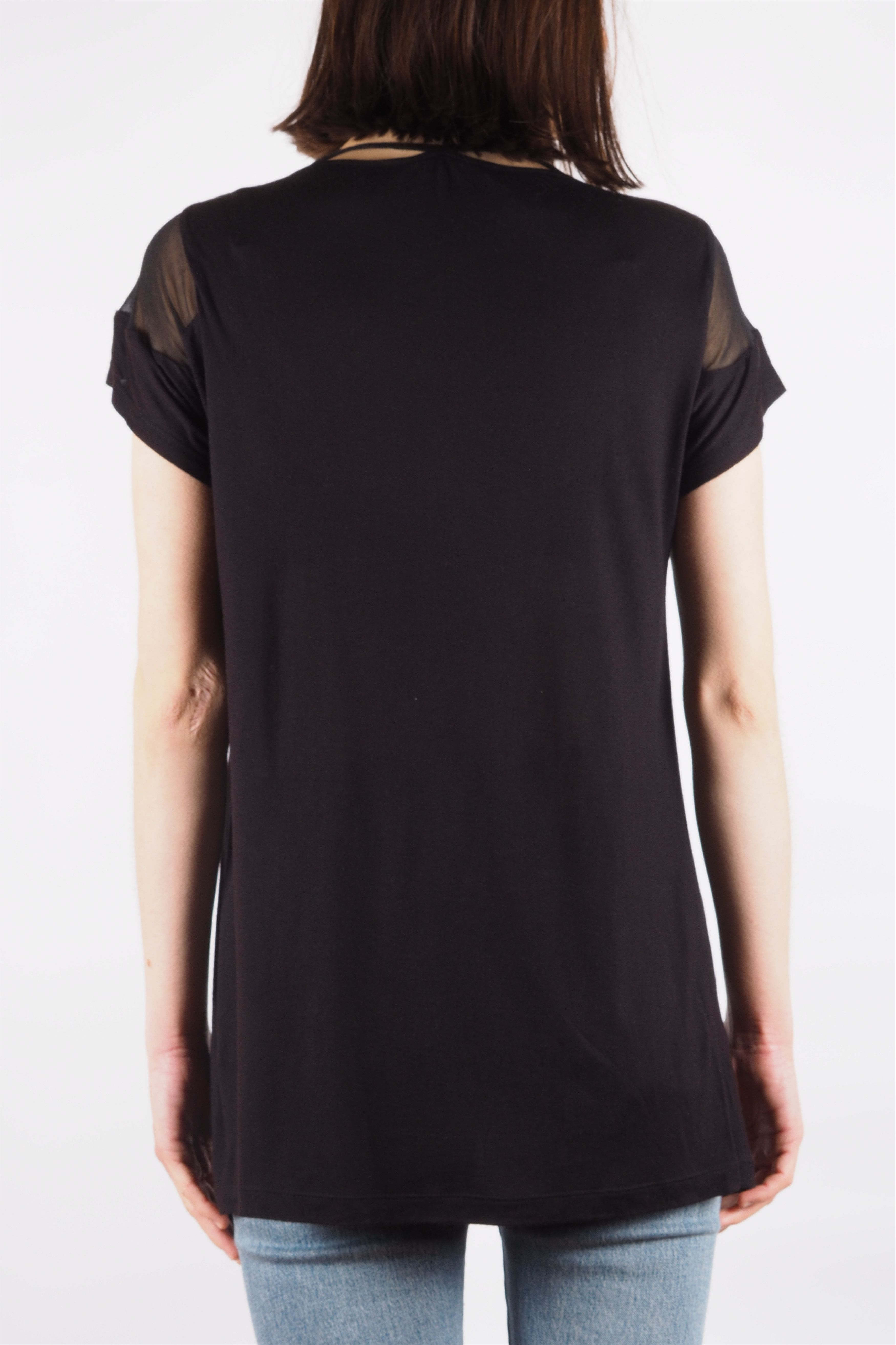 Roberto Cavalli Roberto Cavalli Jewel Embellished Fringed Tunic Top Black Size M / US 6-8 / IT 42-44 - 3 Thumbnail