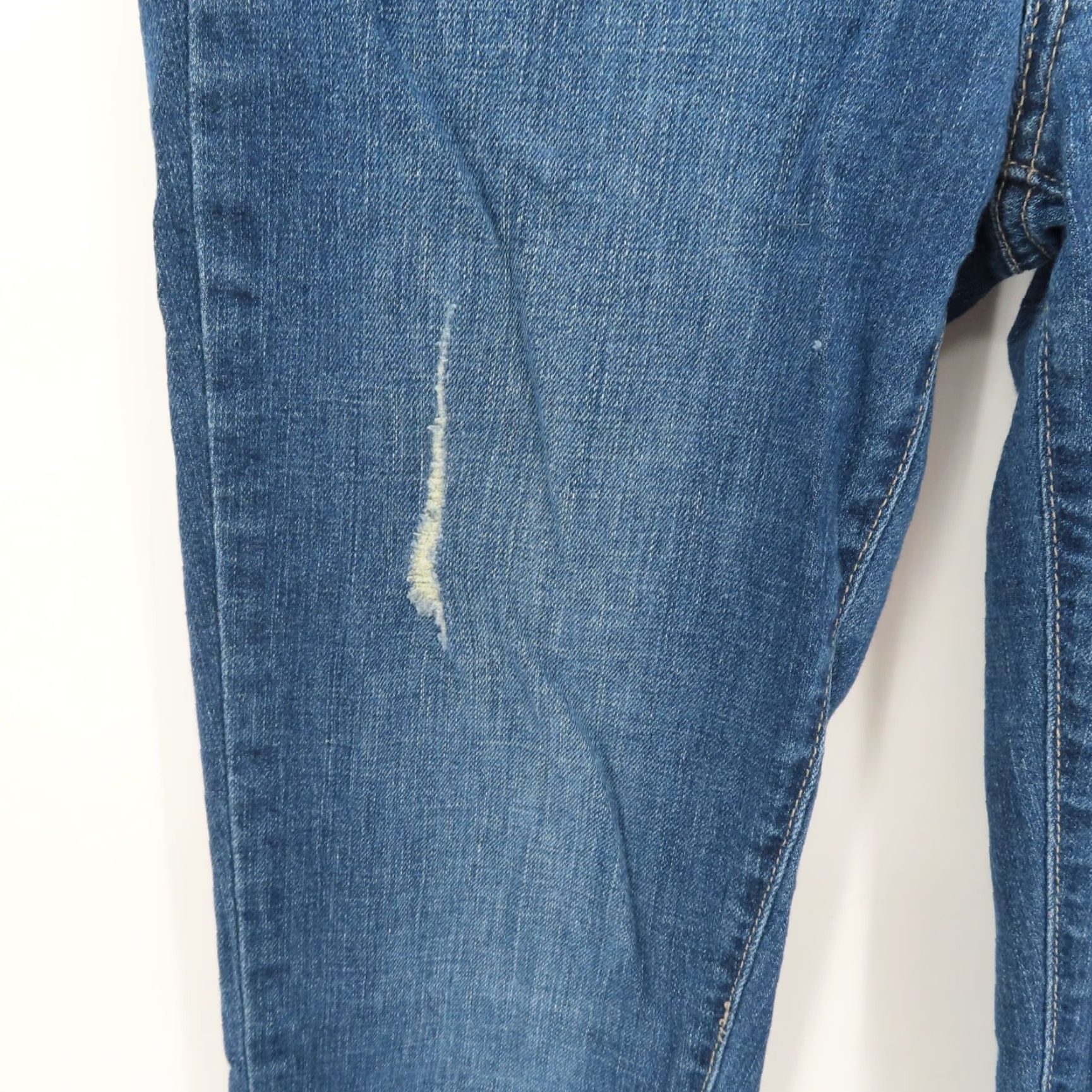 Paige Paige Womens Jeans 24 Jimmy Jimmy Skinny Distressed Medium Blue Denim Pants Size 42" / US 20 - 4 Thumbnail