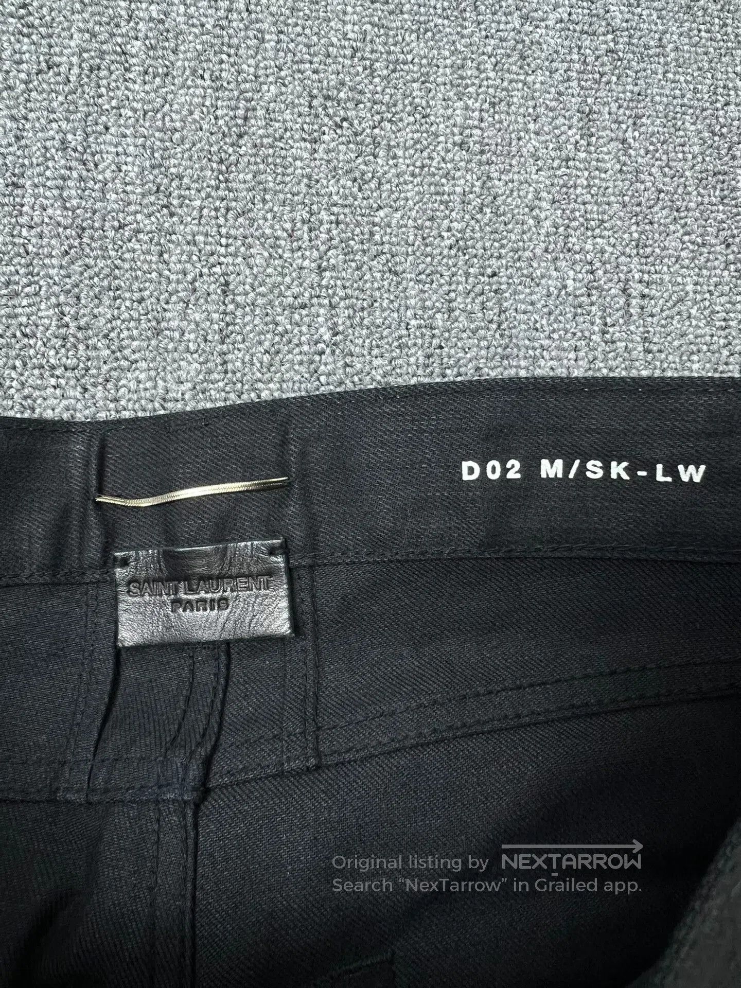 Hedi Slimane Saint Laurent Black Distressed Denim Pants. Size US 28 / EU 44 - 5 Thumbnail