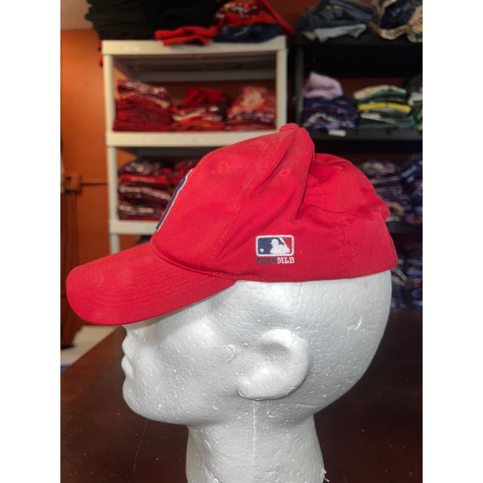 MLB Los Angeles Angels Hat Team MLB Baseball Red Cap Snapback Size ONE SIZE - 3 Thumbnail