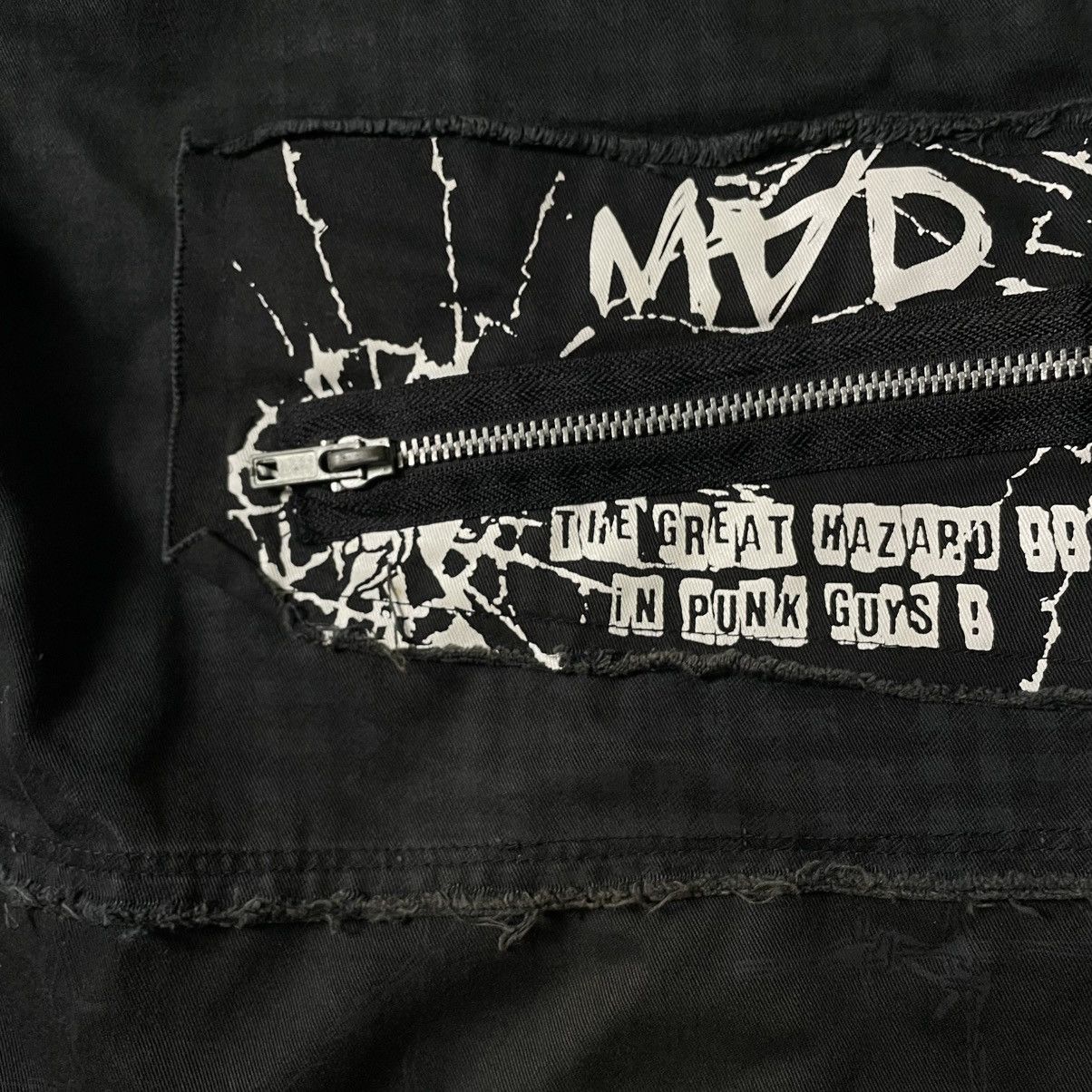 If Six Was Nine × Japanese Brand × Yasuyuki Ishii 🇯🇵☠️ MAD PUNK WORDING PATCHES SEDITIONARIES GOTHIC PANTS Size US 29 - 10 Thumbnail