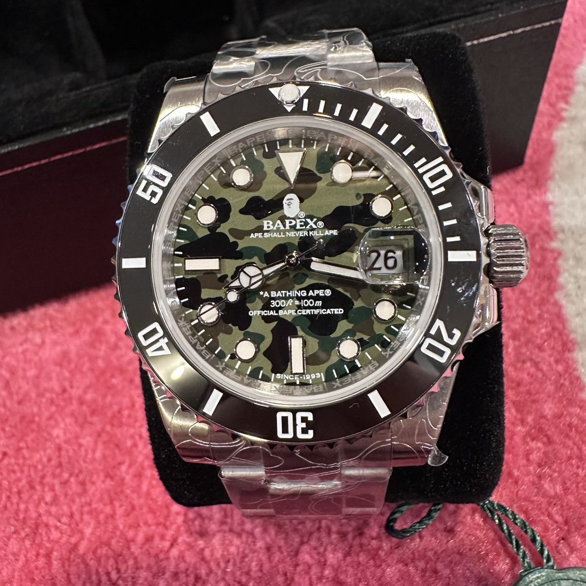 Bape 1ST CAMO TYPE 1 BAPEX® M BAPE GREEN SILVER Size ONE SIZE - 10 Thumbnail