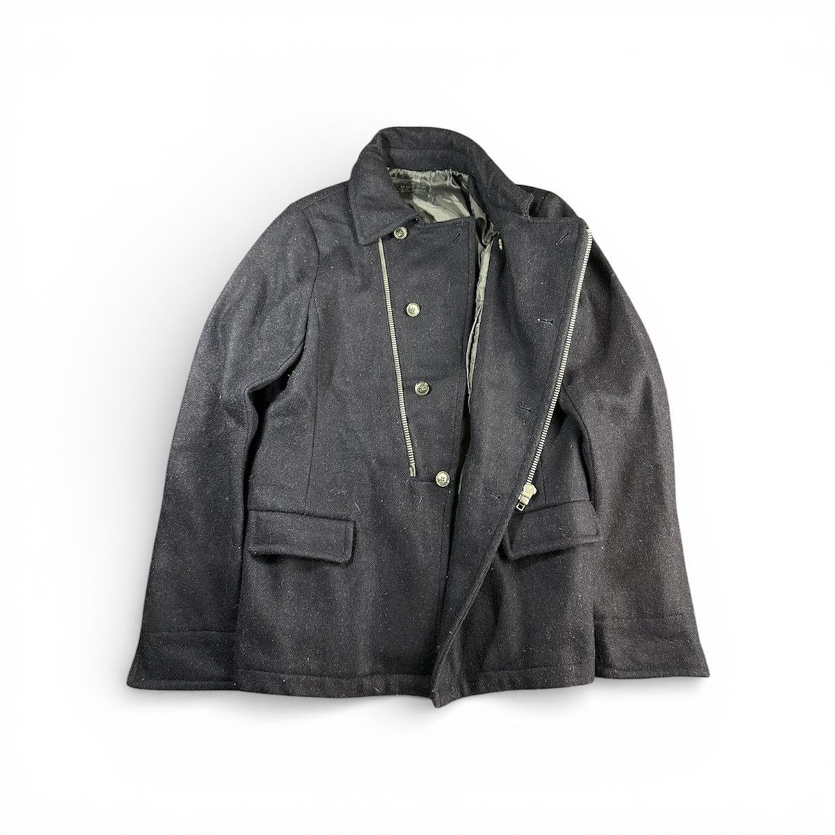 Final Home Final Home Wool Asymmetrical Zip Jacket Size US M / EU 48-50 / 2 - 3 Thumbnail
