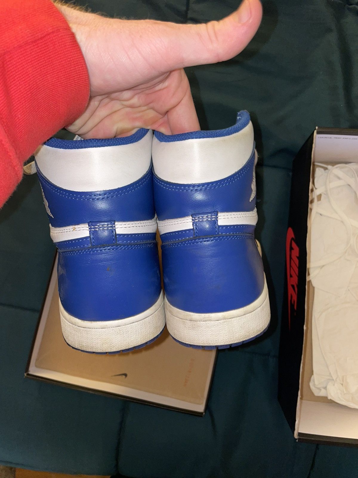 Jordan Brand × Nike Jordan 1 Storm Blue Size US 10.5 / EU 43-44 - 4 Thumbnail