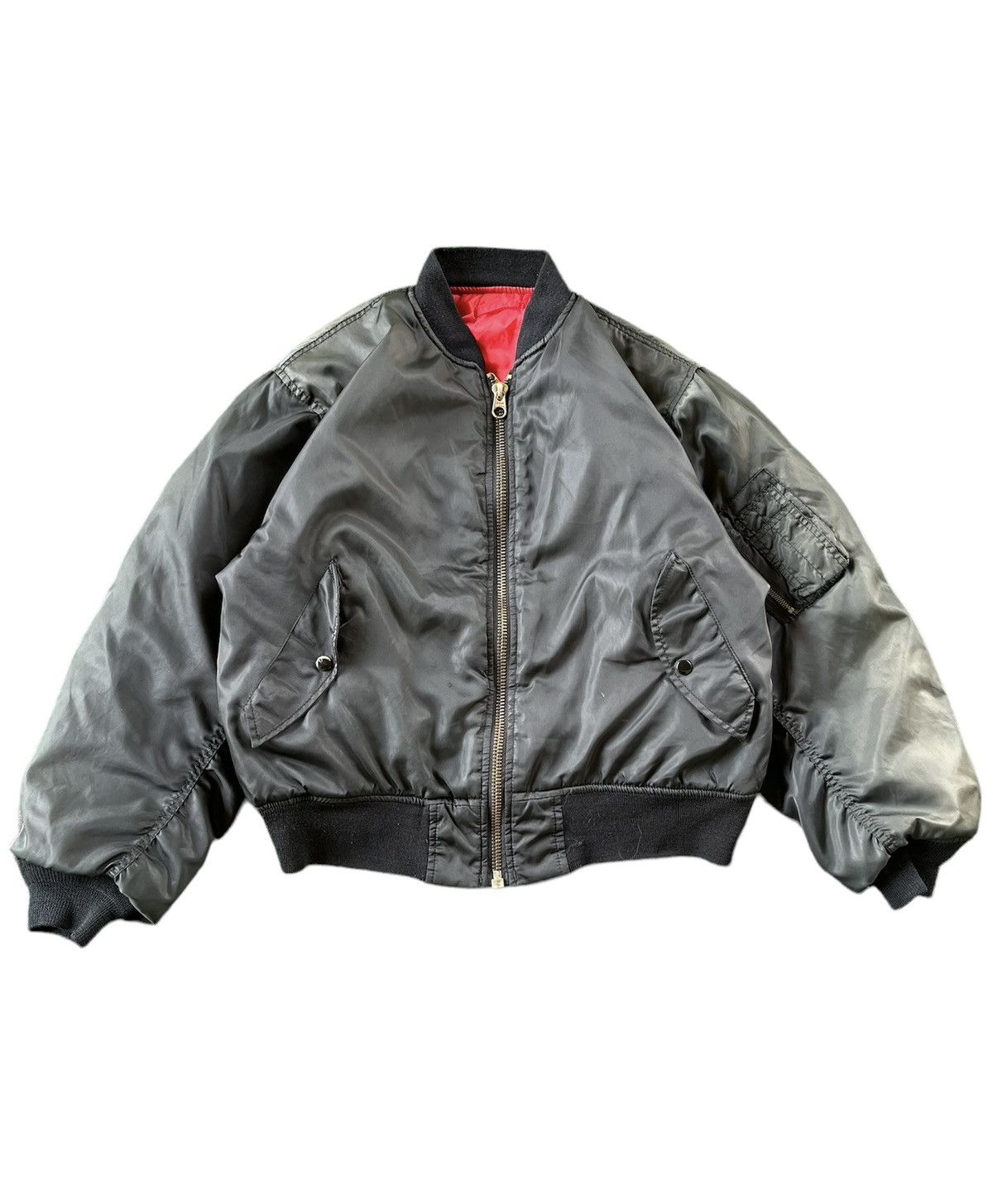Naval Clothing Factory 🔥RARE Vintage Naval Air Force Embroidery Bomber Jacket Size US L / EU 52-54 / 3 - 2 Thumbnail