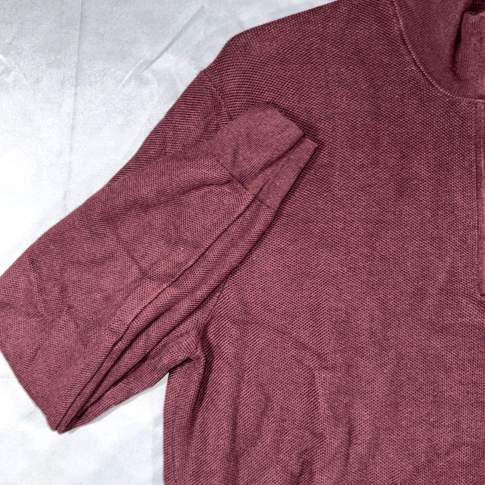 Polo Ralph Lauren Polo Ralph Lauren Sweater Mens XL Red Quarter Zip Mock Neck Knit Cotton Pullover Regular Fit Varsity Pony Logo 1/4 Zip Size US XL / EU 56 / 4 - 7 Thumbnail
