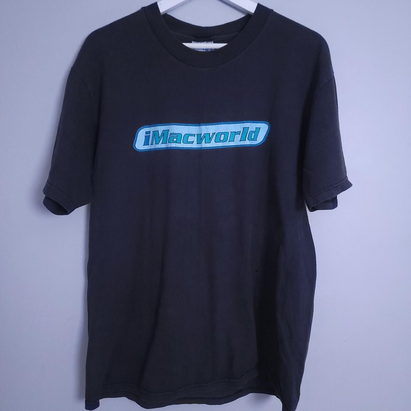 Hanes Rare Vintage Apple Macintosh iMacWorld Tech Tee Black Large Size US L / EU 52-54 / 3 - 1 Thumbnail